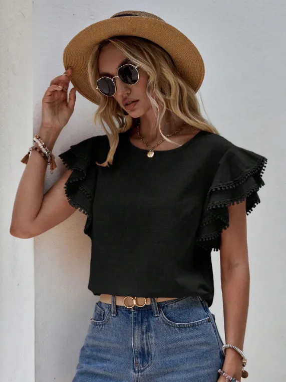 Samantha - Chic Linen Blouse
