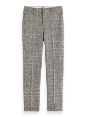 Scotch & Soda Lowry Mid Rise Slim Prince Of Wales Pant