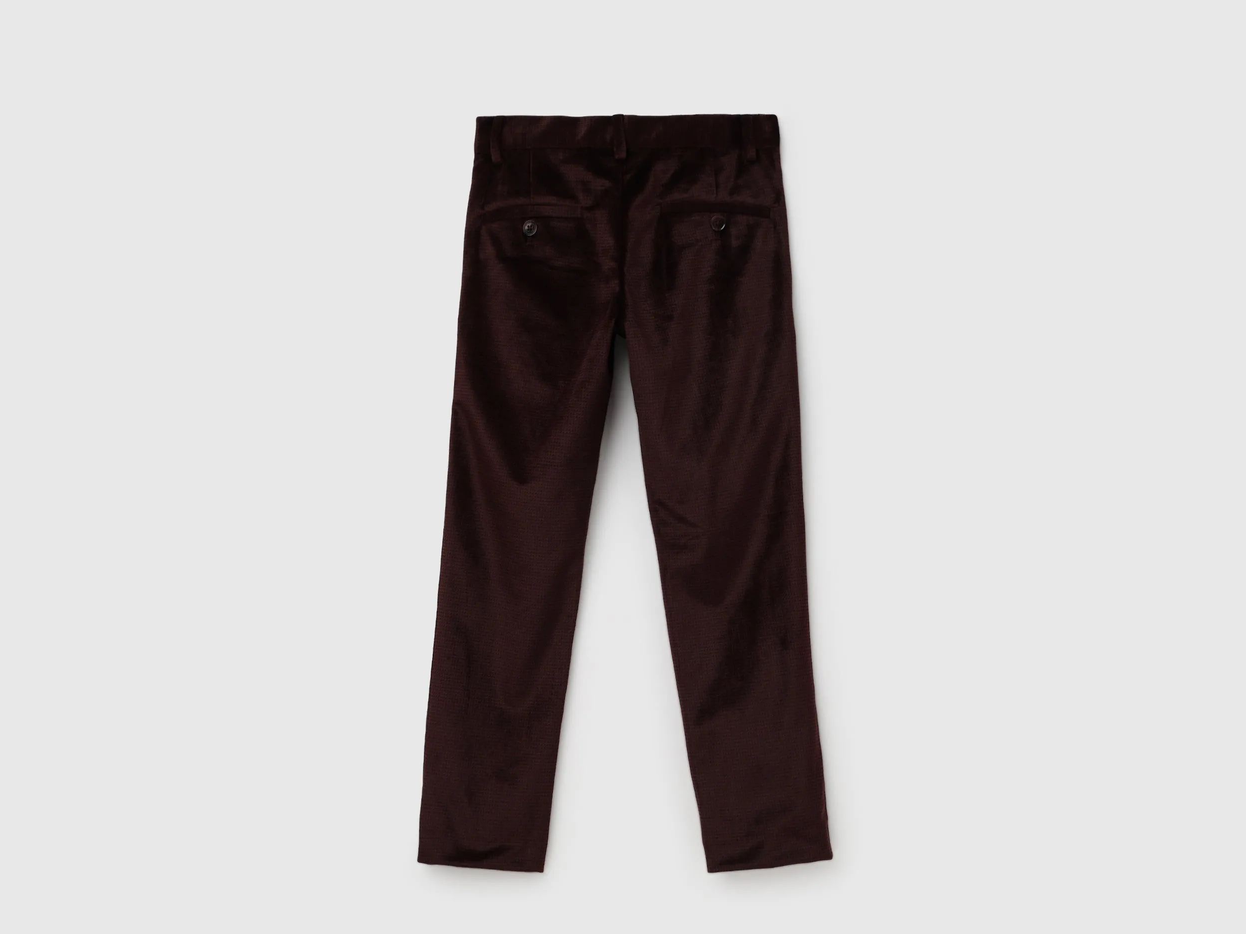 Self Design Slim Fit Trousers