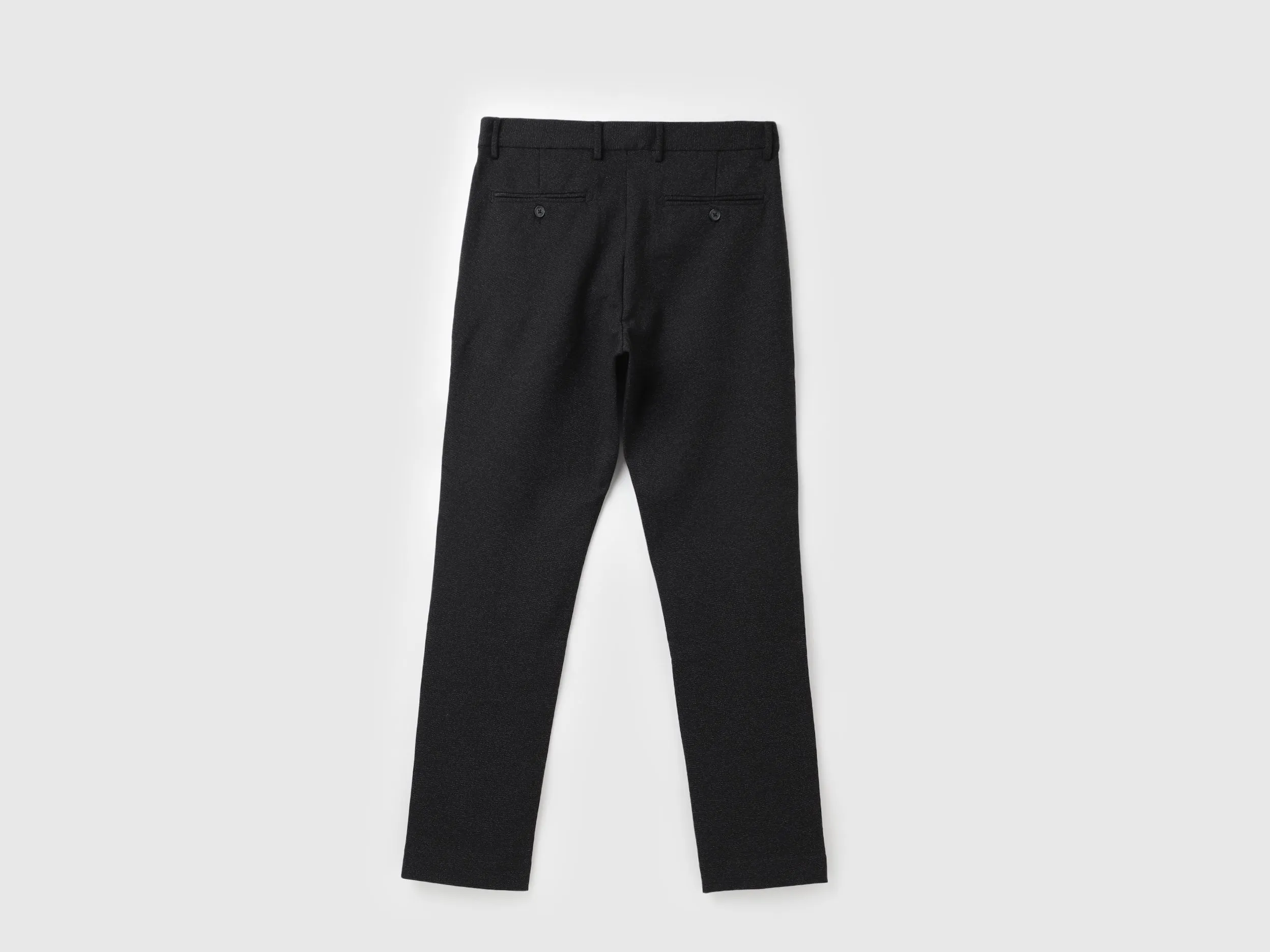 Self Design Slim Fit Trousers