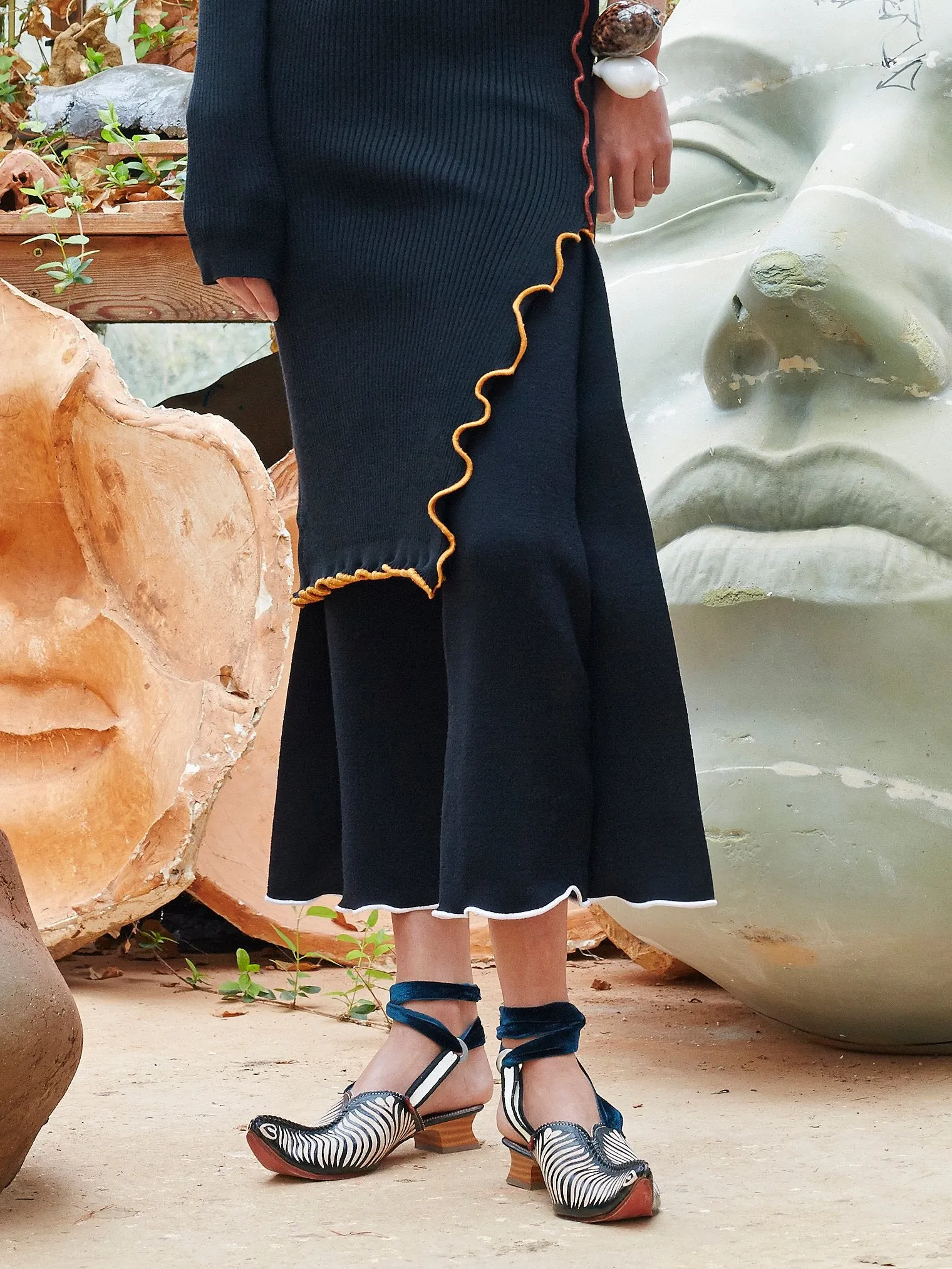 Signature Concorde Wave Trousers - Black / White
