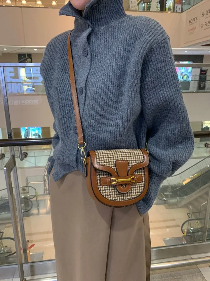 Single-breasted Vintage Lapel Sweater Outerwear