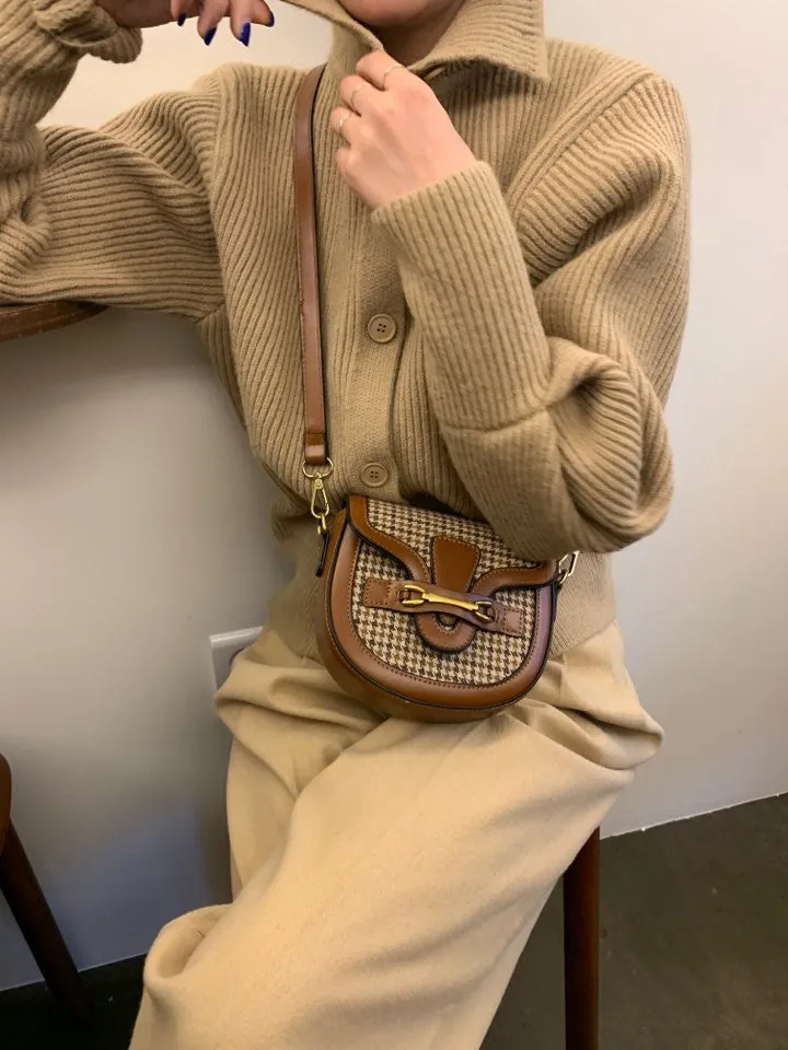 Single-breasted Vintage Lapel Sweater Outerwear