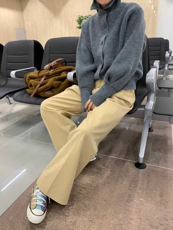 Single-breasted Vintage Lapel Sweater Outerwear