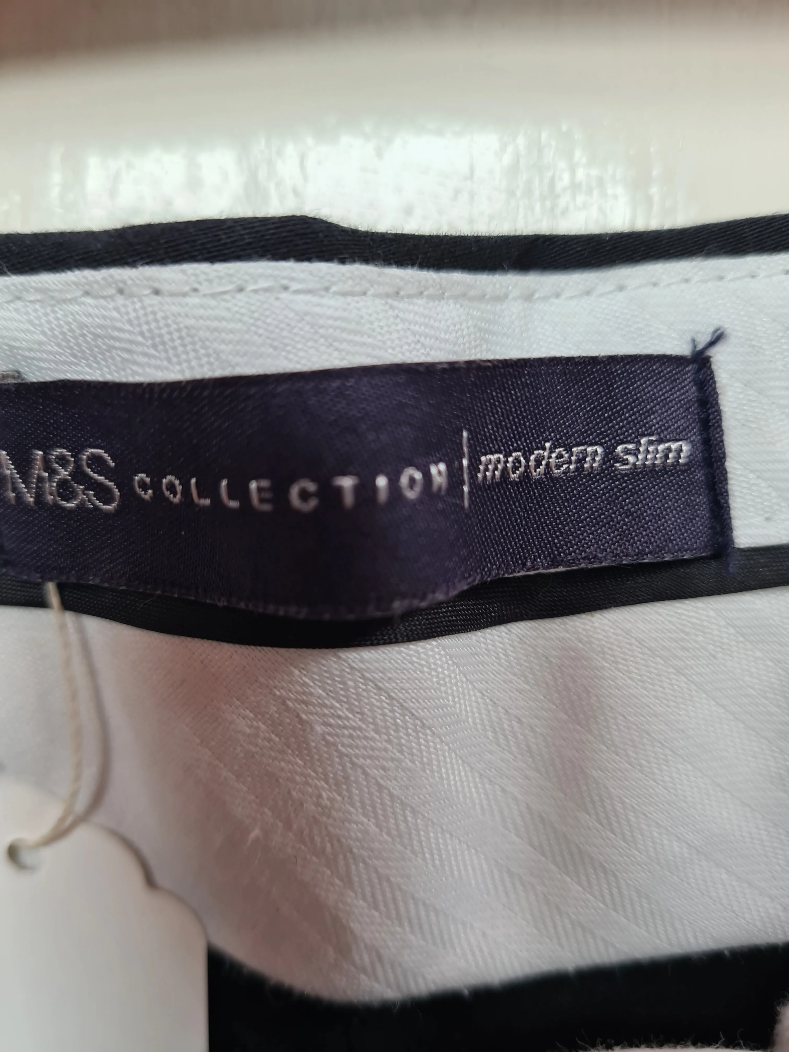 Size 12 marks and spencers black in hand trousers FREE POSTAGE ✅️