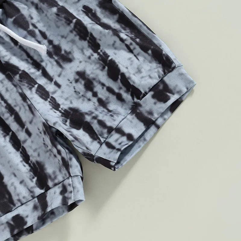Sleeveless Tie Dye Outfit Set