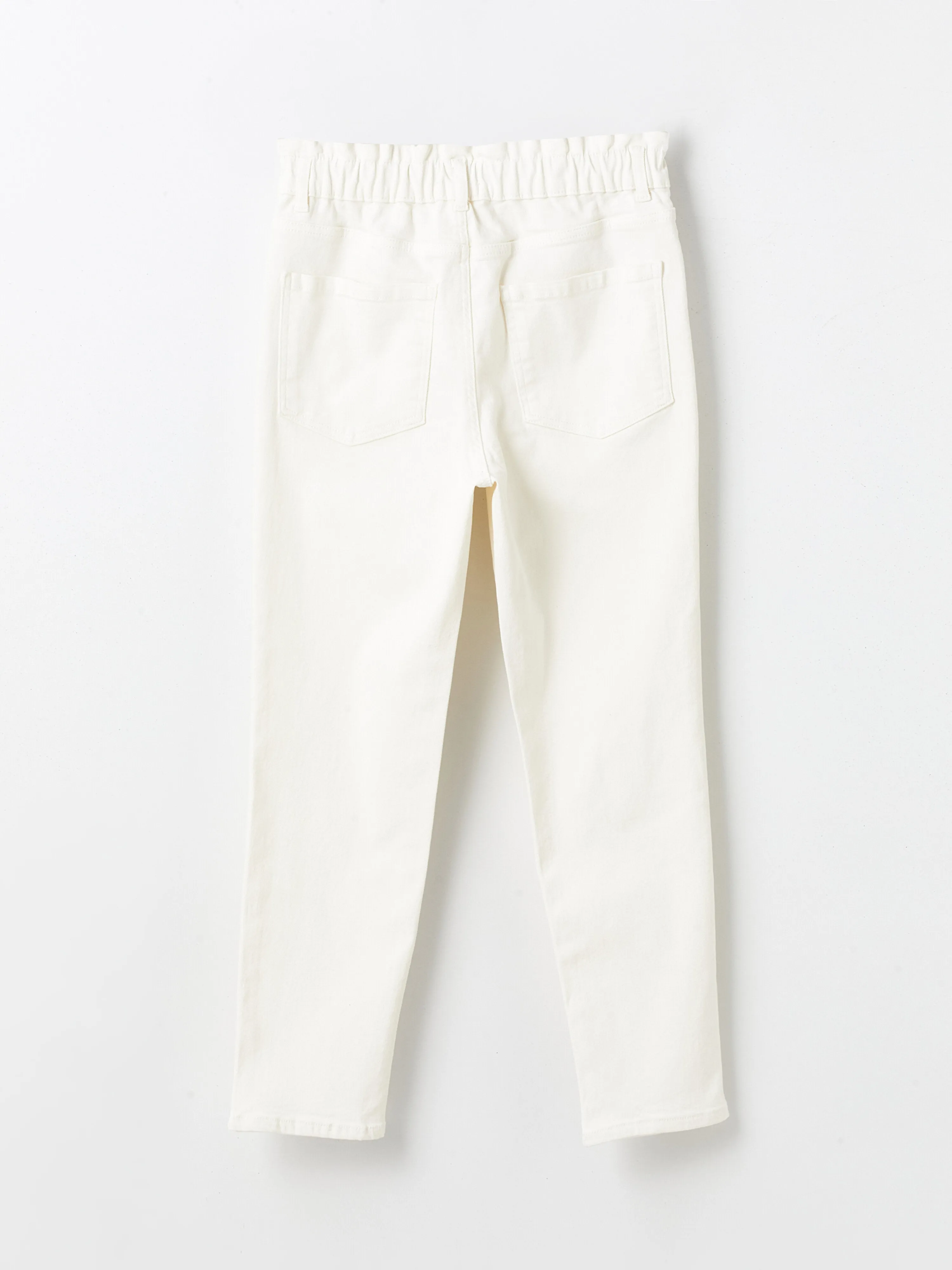 Slim Mom Women Jean Trousers with Elastic Waist