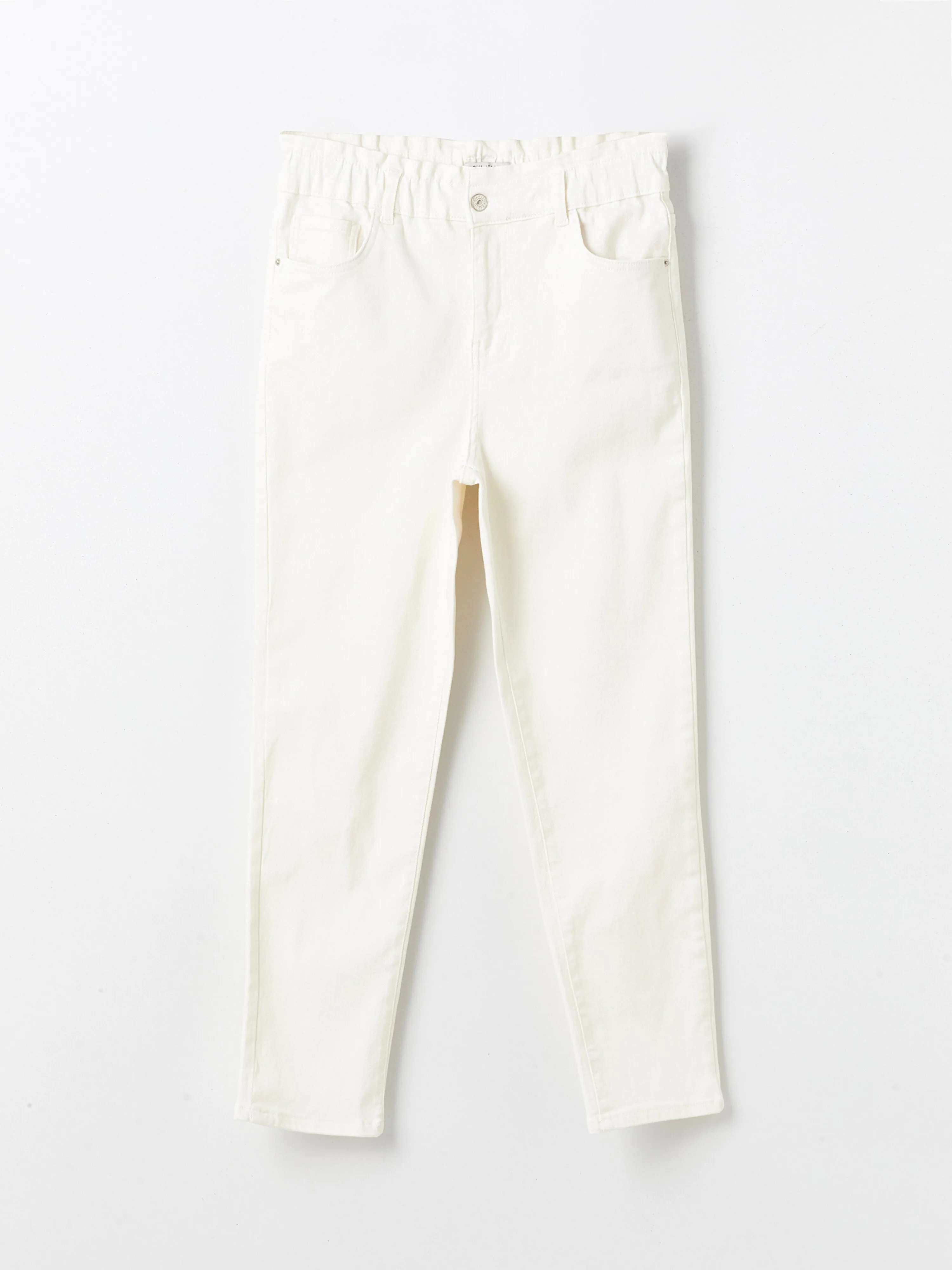 Slim Mom Women Jean Trousers with Elastic Waist