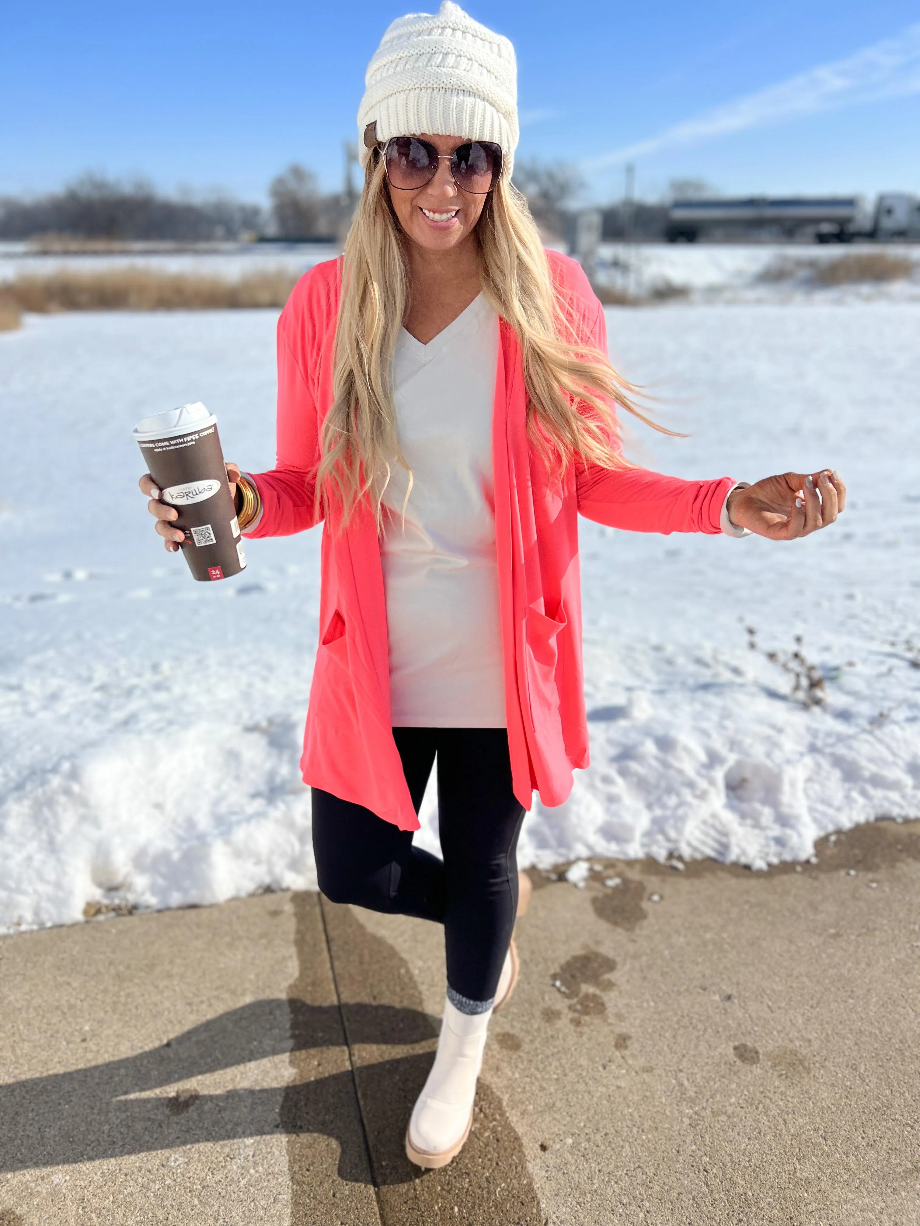 Slouchy Flyaway Cardigan - Final Sale