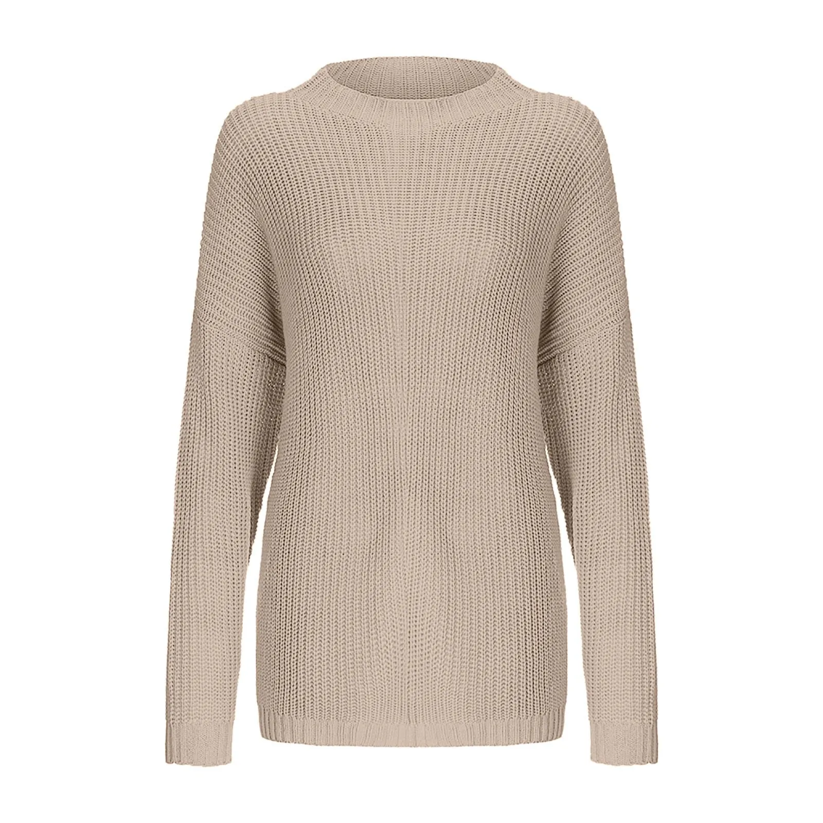 Smooth Long-Sleeve Sweater for Women