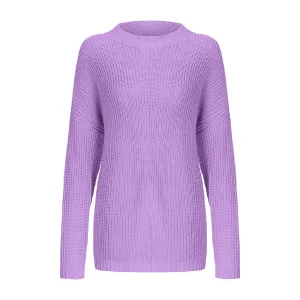 Smooth Long-Sleeve Sweater for Women