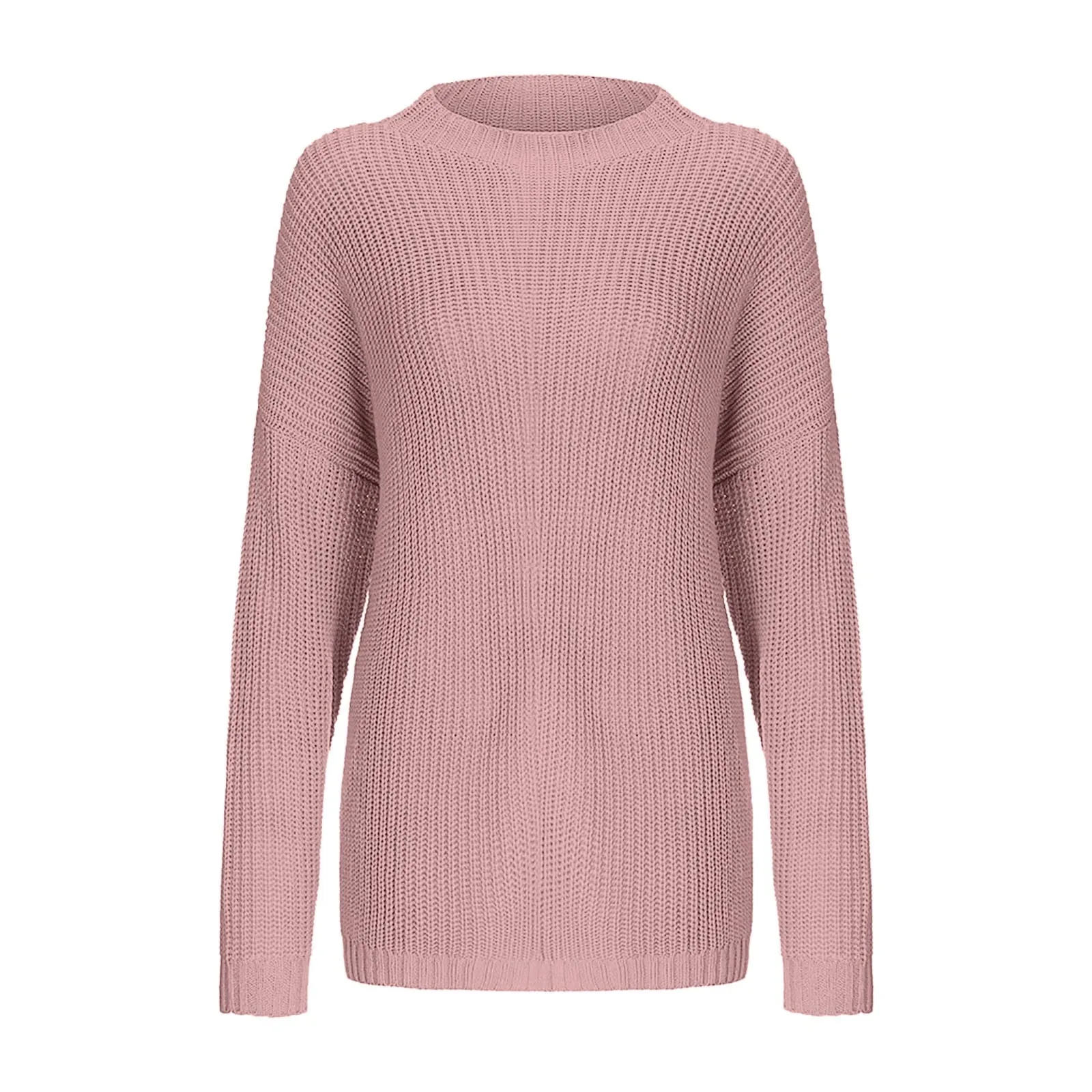 Smooth Long-Sleeve Sweater for Women