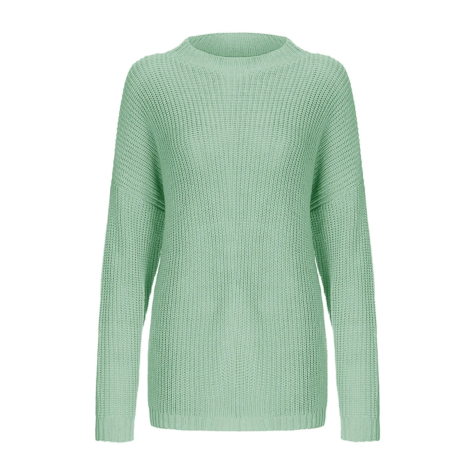 Smooth Long-Sleeve Sweater for Women