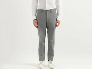 Solid Mid Rise Slim Fit Trousers