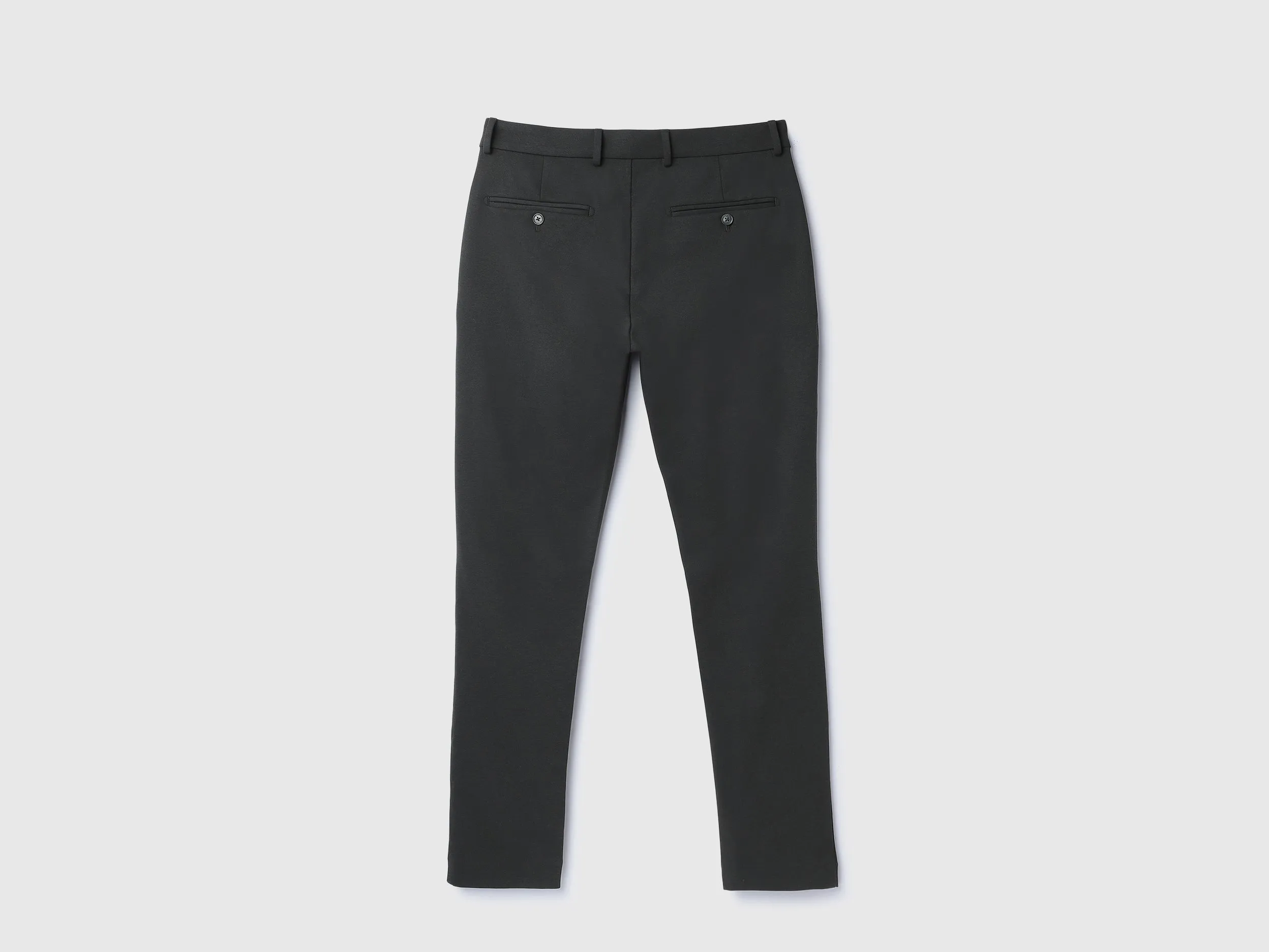 Solid Mid Rise Slim Fit Trousers