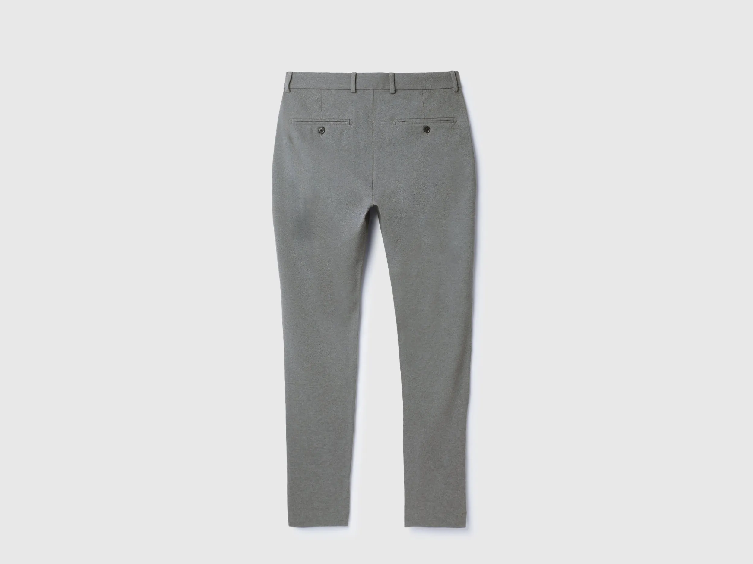 Solid Mid Rise Slim Fit Trousers