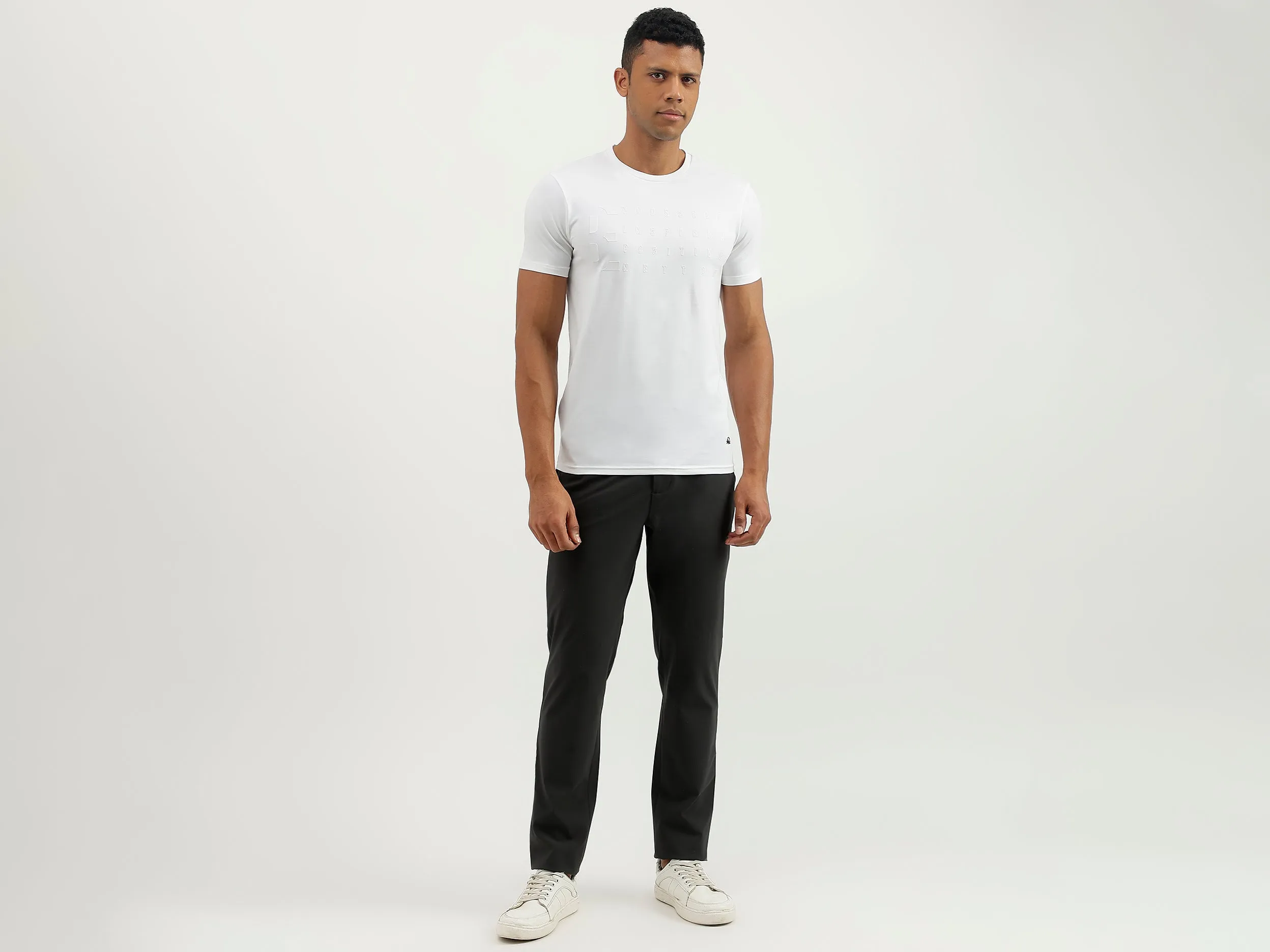 Solid Slim Fit Trousers