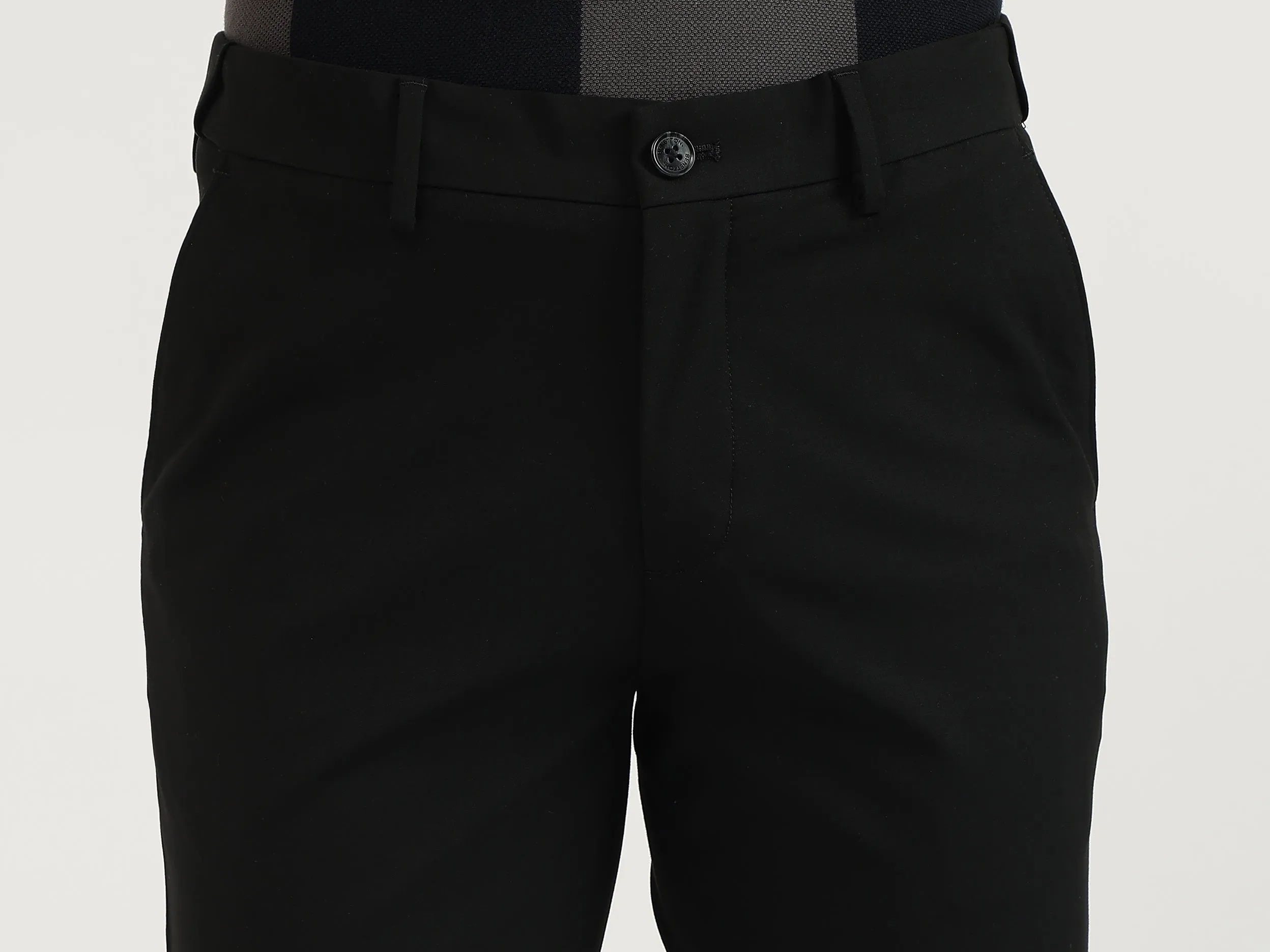Solid Slim Fit Trousers
