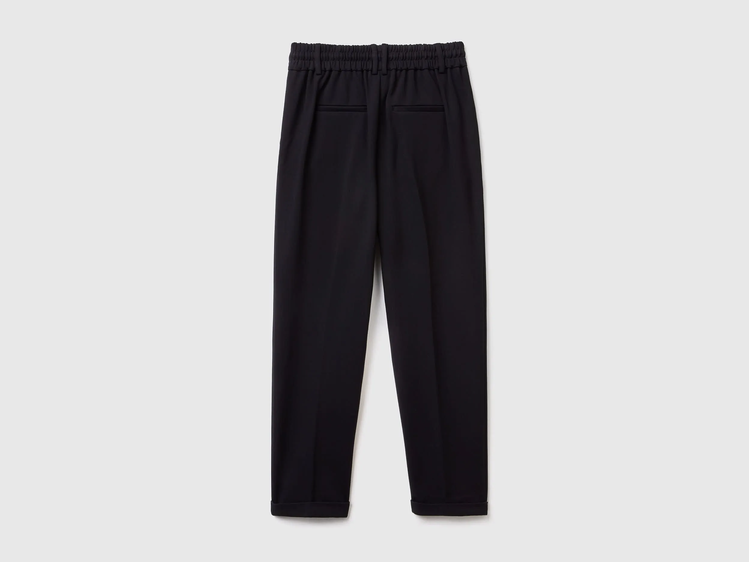 Solid Slim Fit Trousers