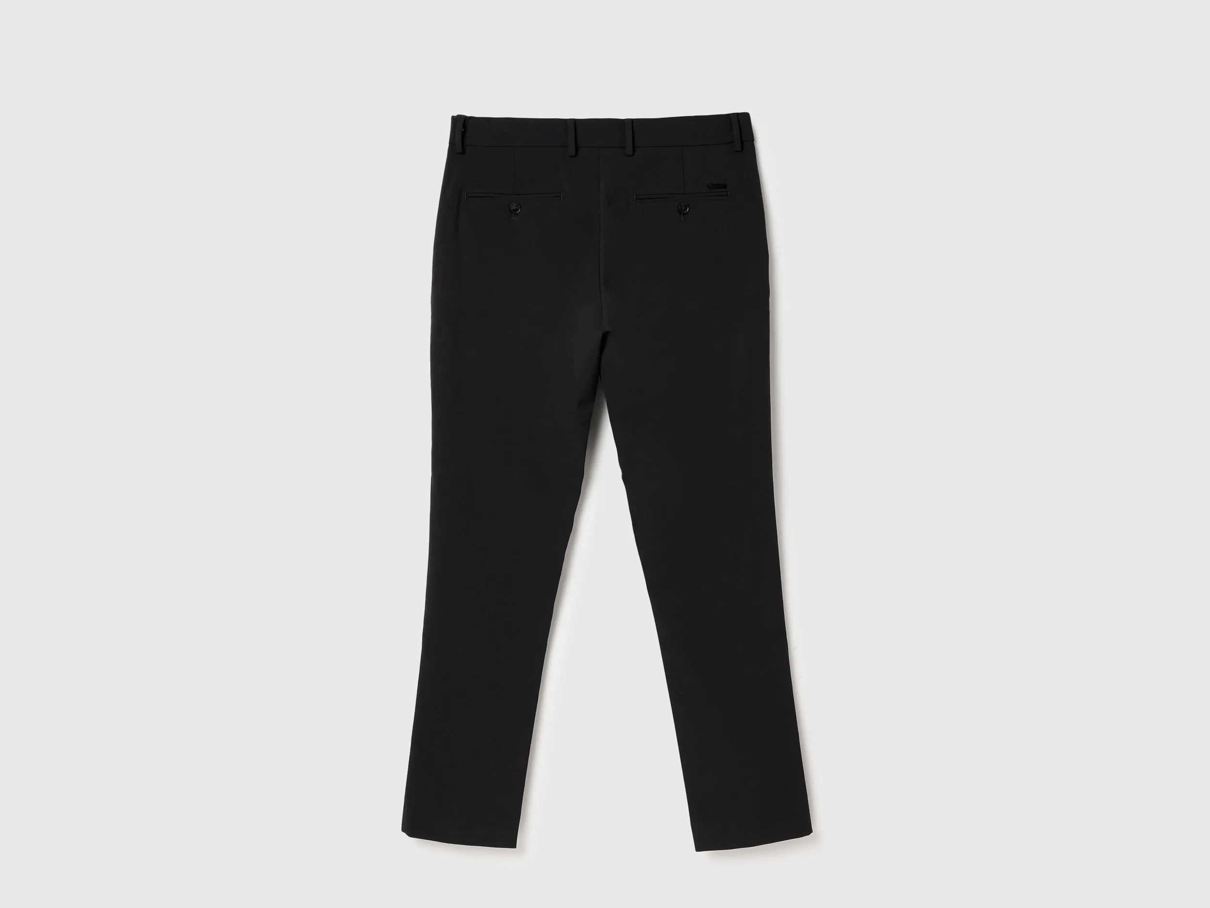 Solid Slim Fit Trousers