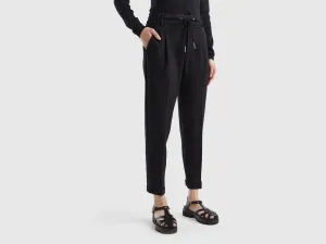 Solid Slim Fit Trousers