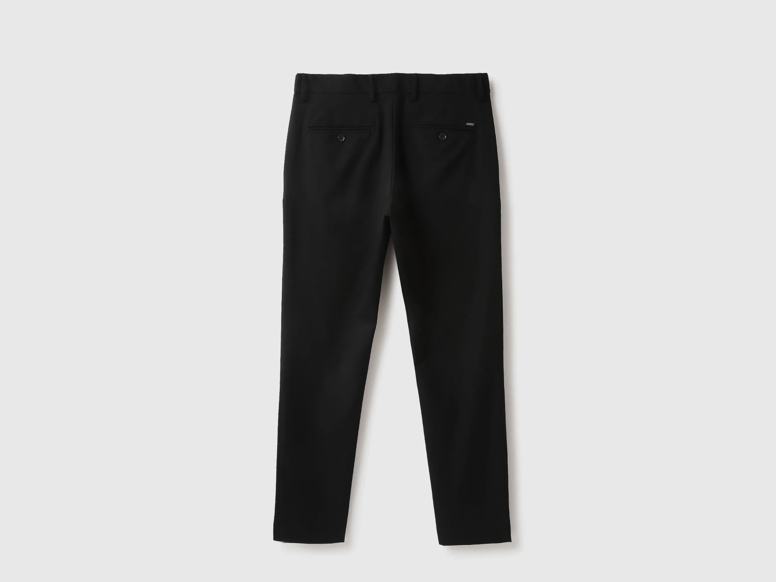 Solid Slim Fit Trousers