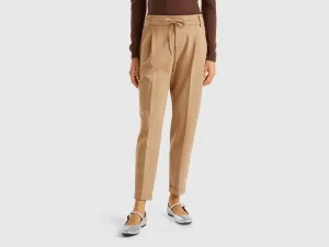 Solid Slim Fit Trousers