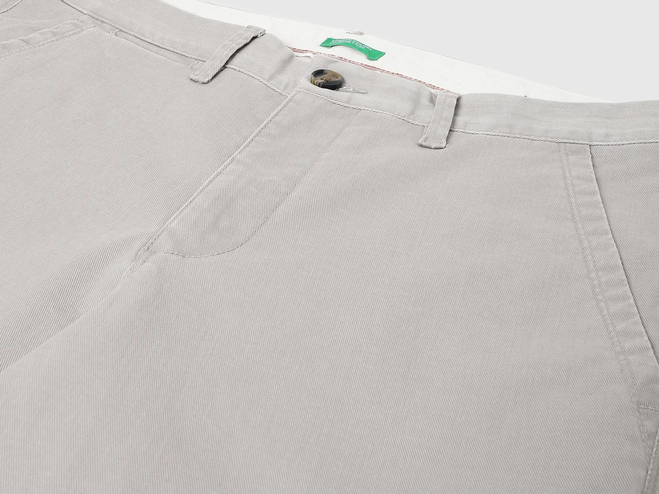 Solid Slim Fit Trousers