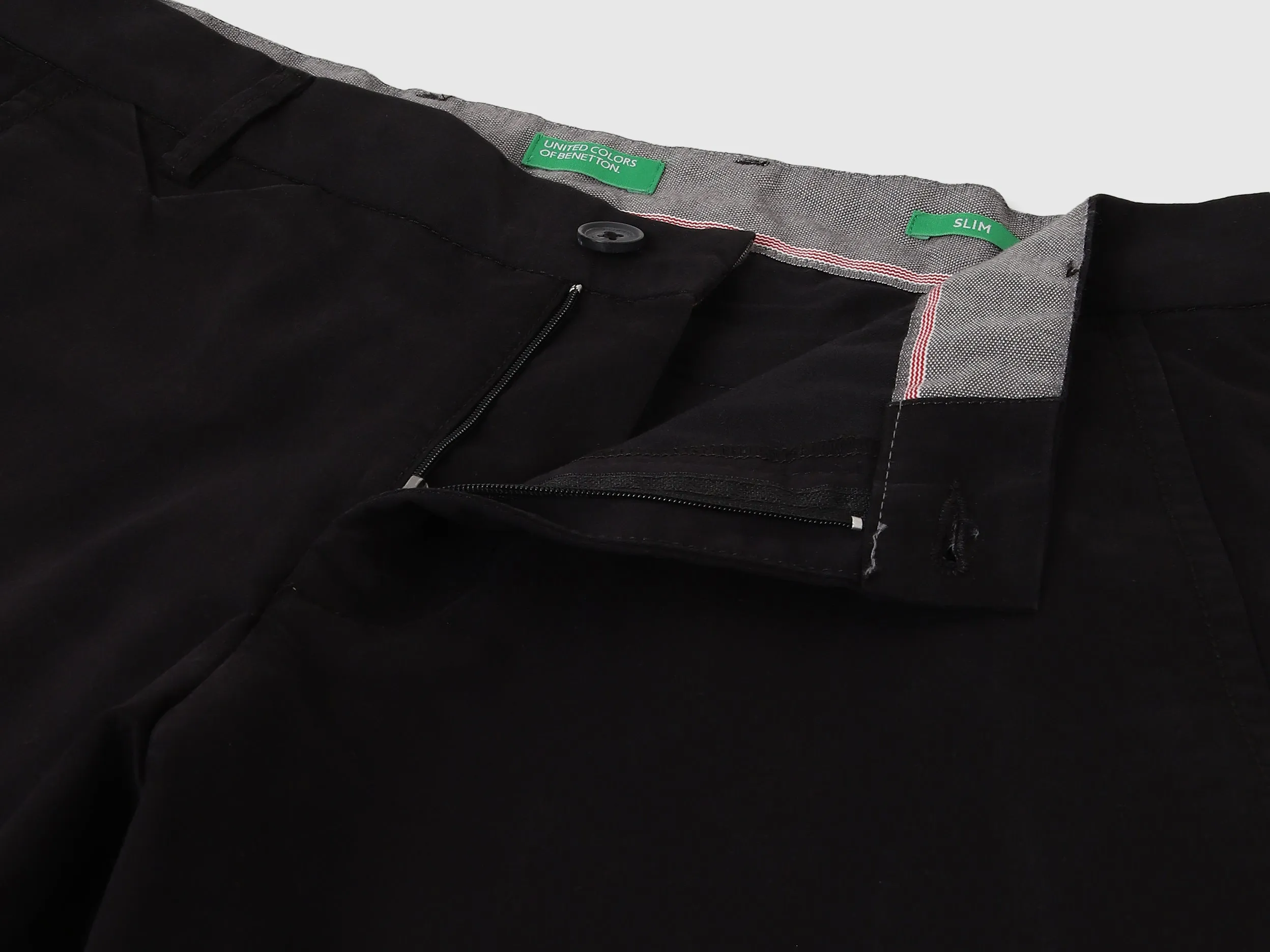 Solid Slim Fit Trousers