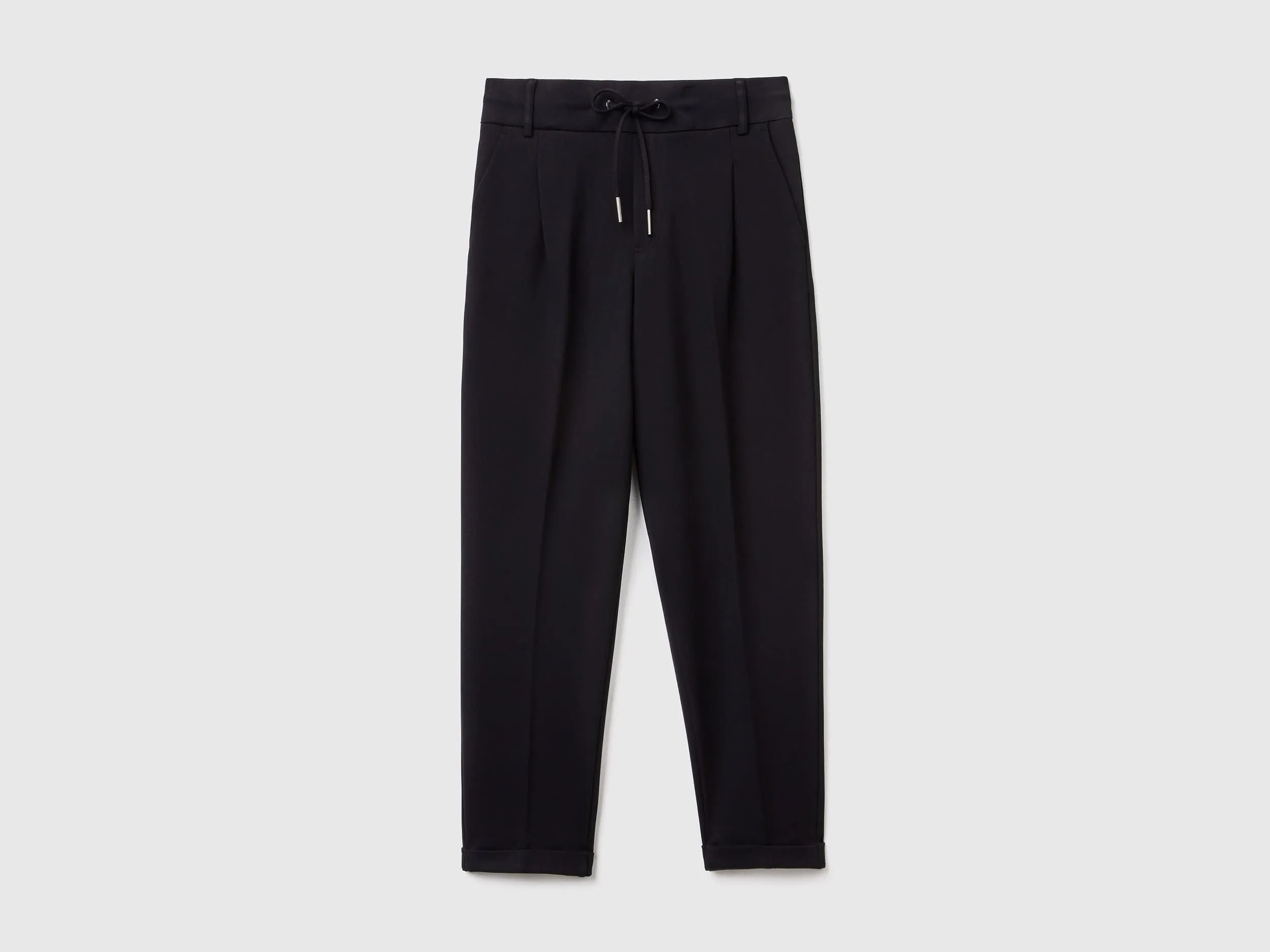 Solid Slim Fit Trousers