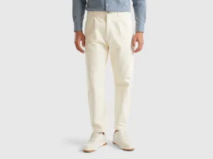 Solid Slim Fit Trousers