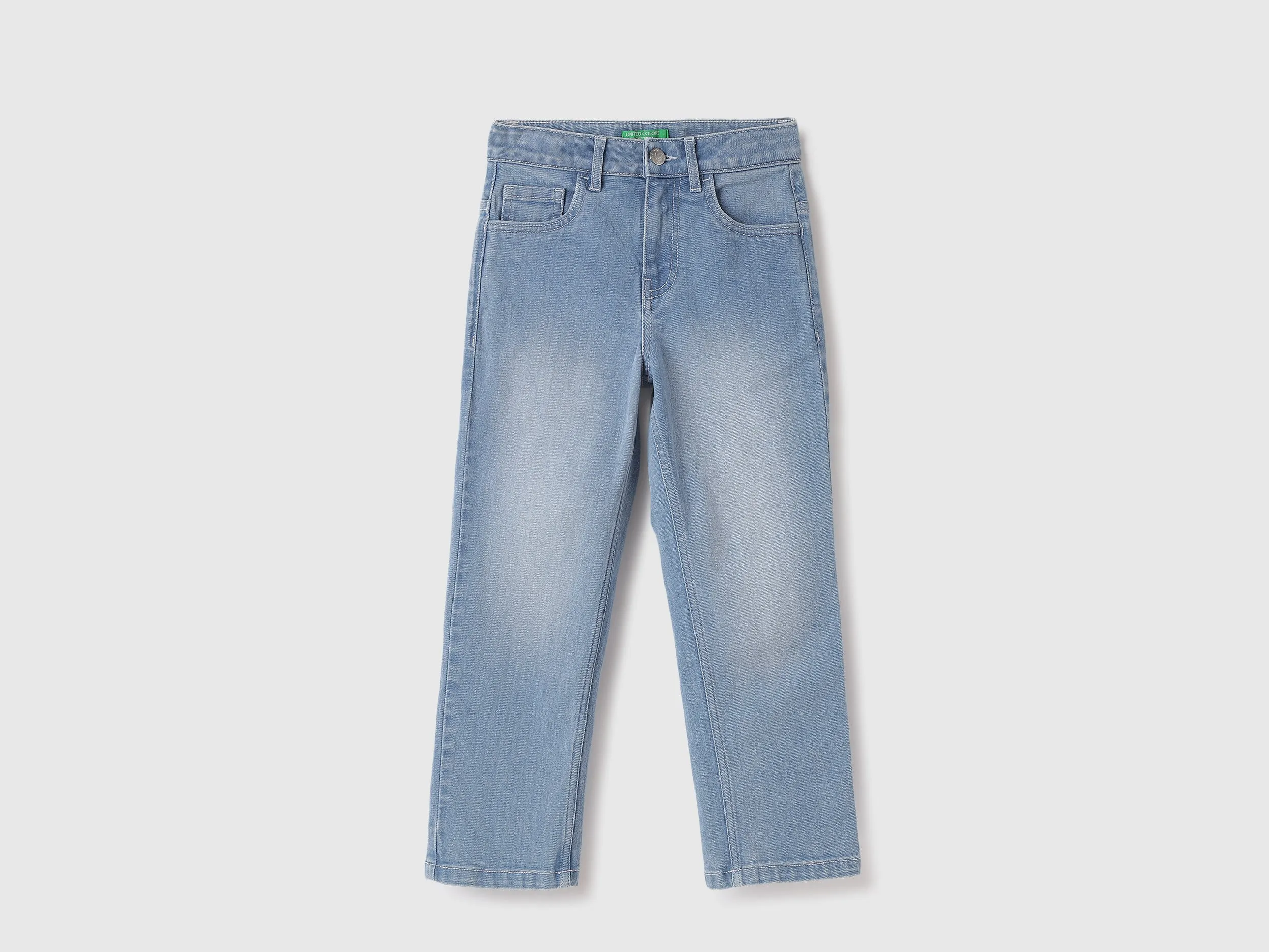 Solid Straight Fit Jeans