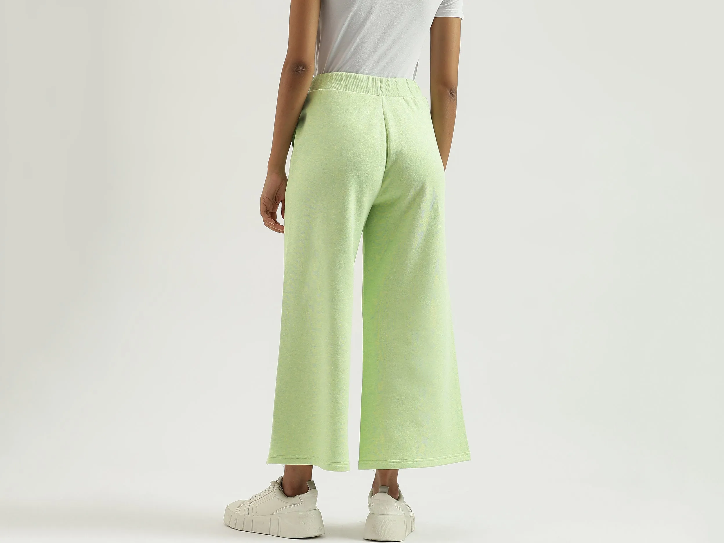 Solid Straight Fit Trouser