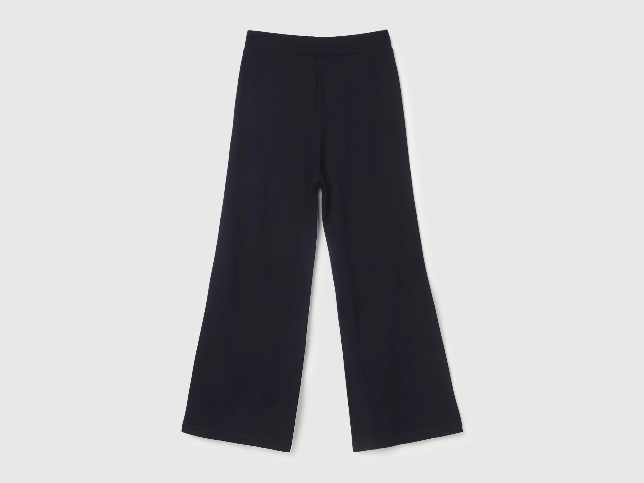 Solid Straight Fit Trousers