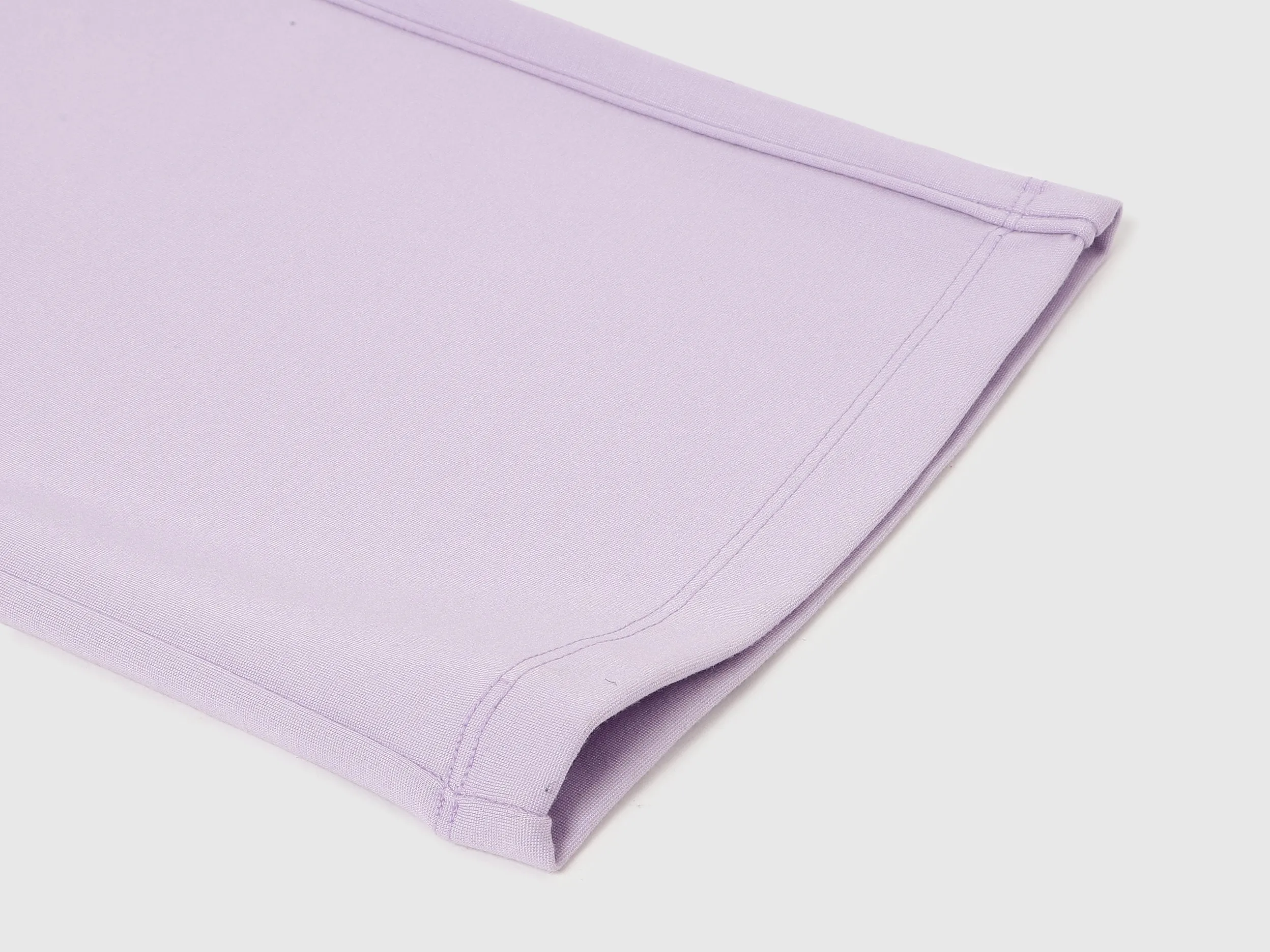 Solid Straight Fit Trousers