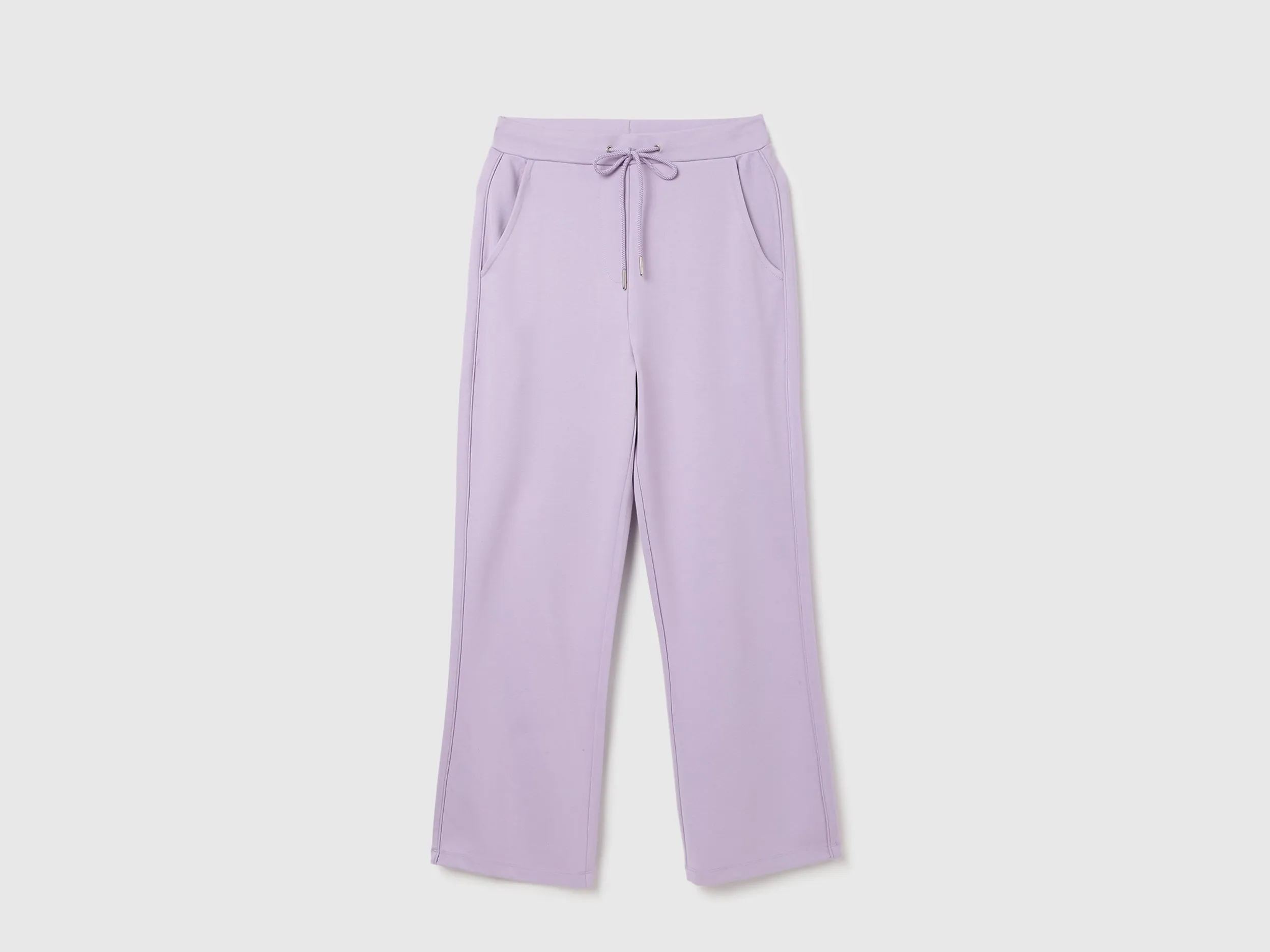 Solid Straight Fit Trousers
