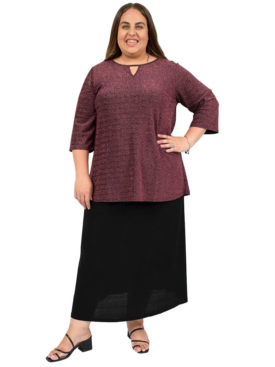 Starry Night Top - Rust**
