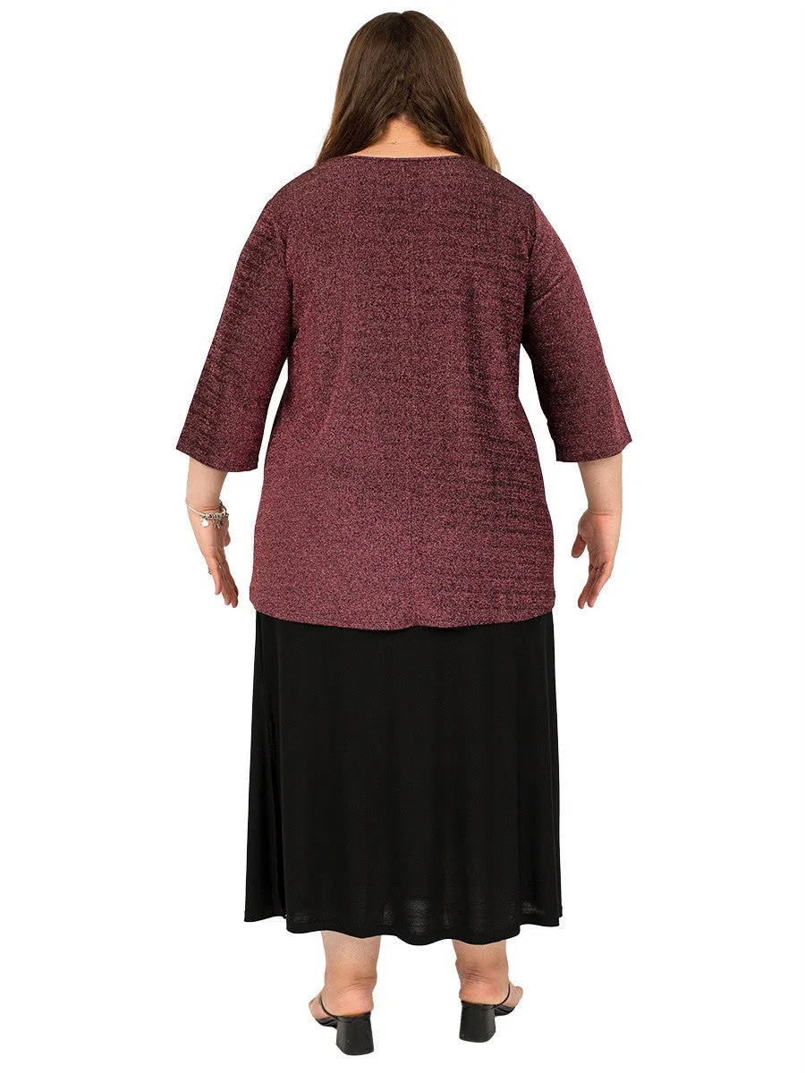 Starry Night Top - Rust**