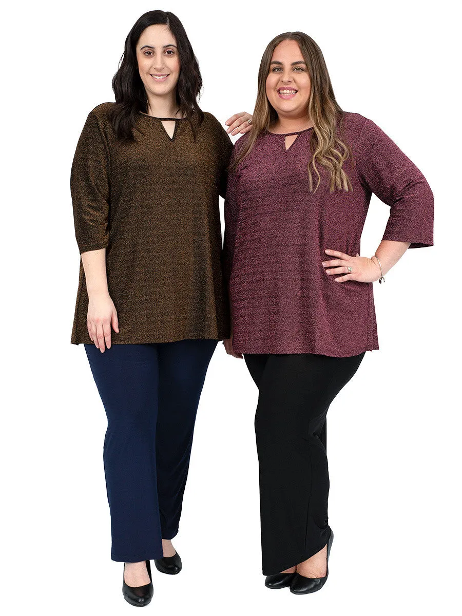 Starry Night Top - Rust**