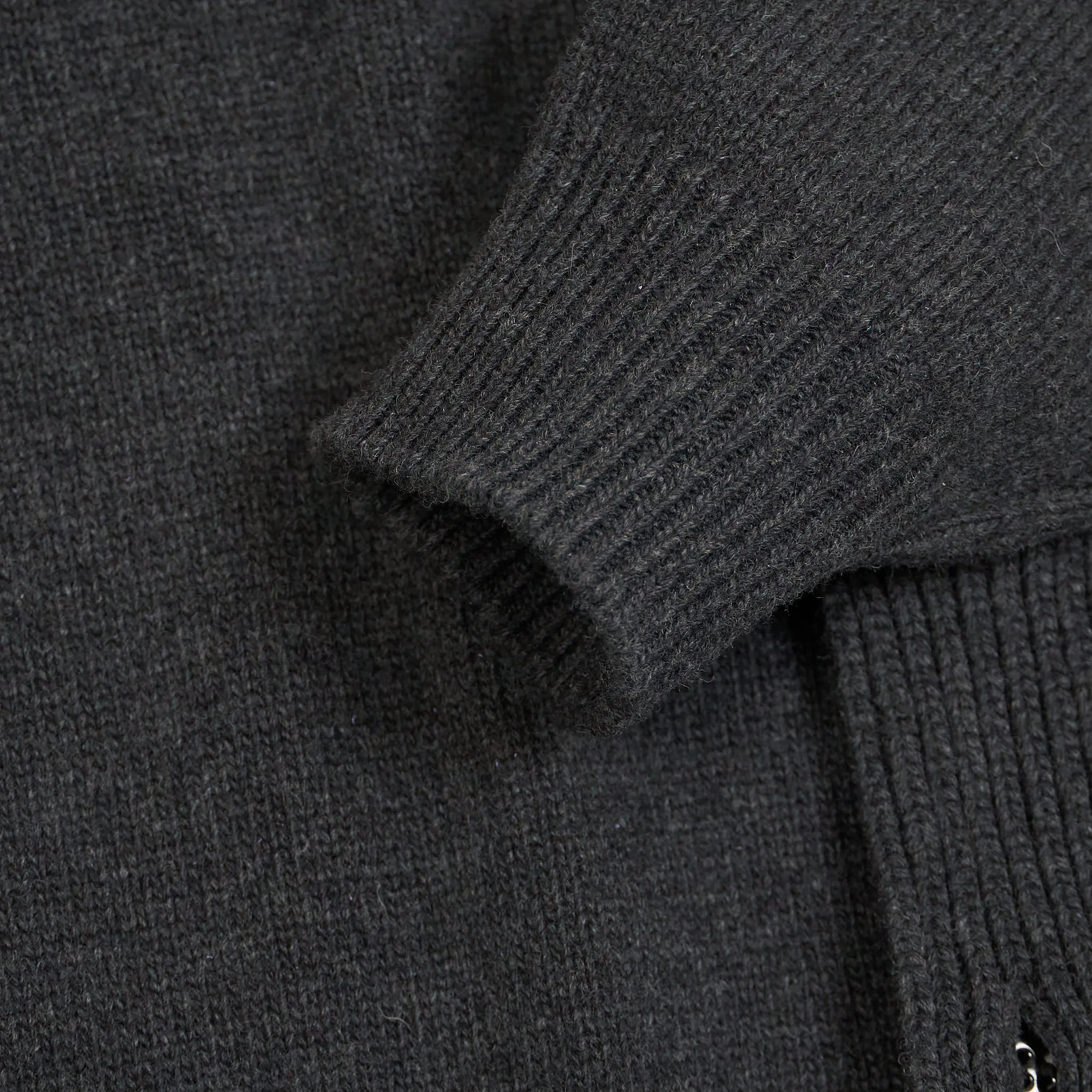 Stone Island Full-Zip Lambswool Cardigan