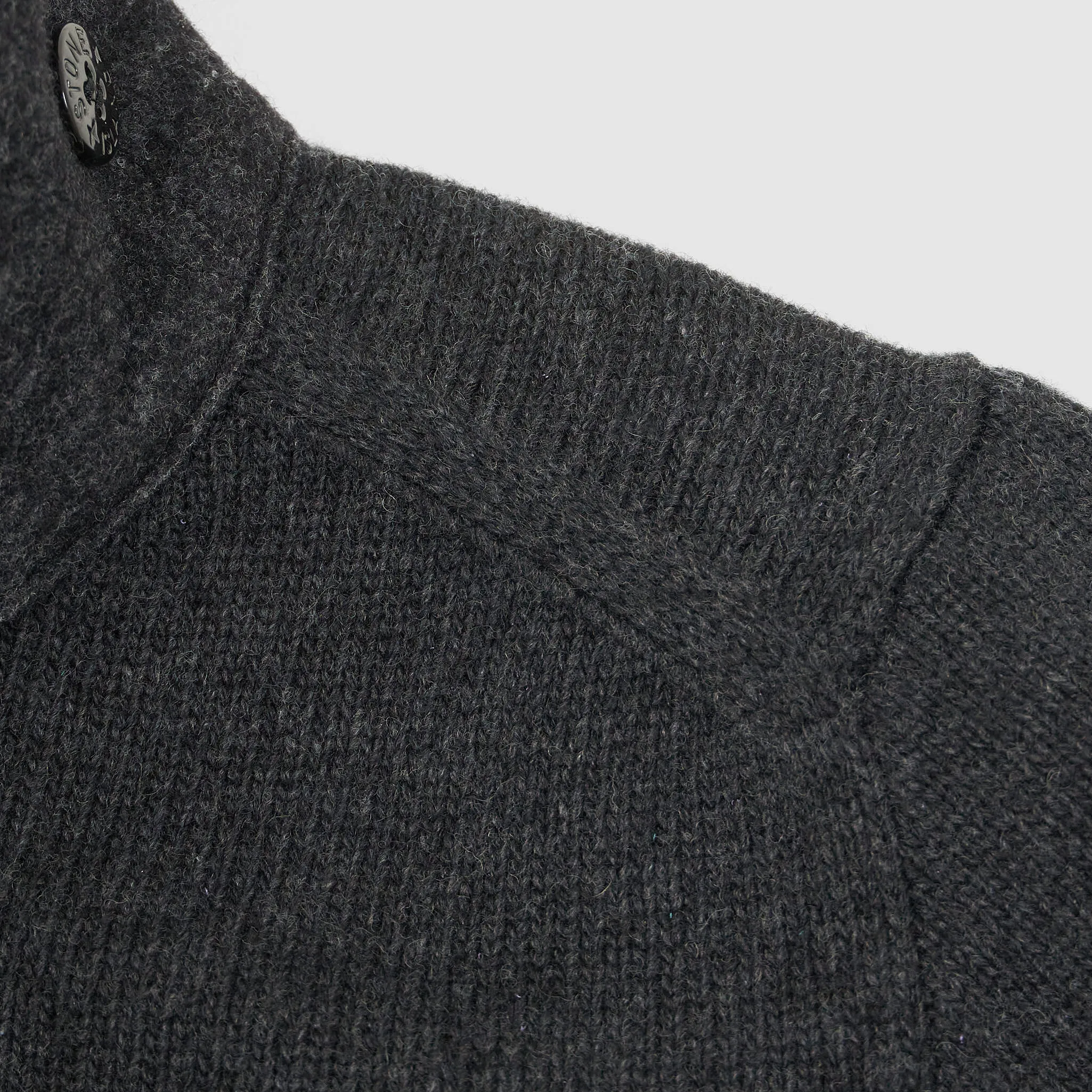 Stone Island Full-Zip Lambswool Cardigan