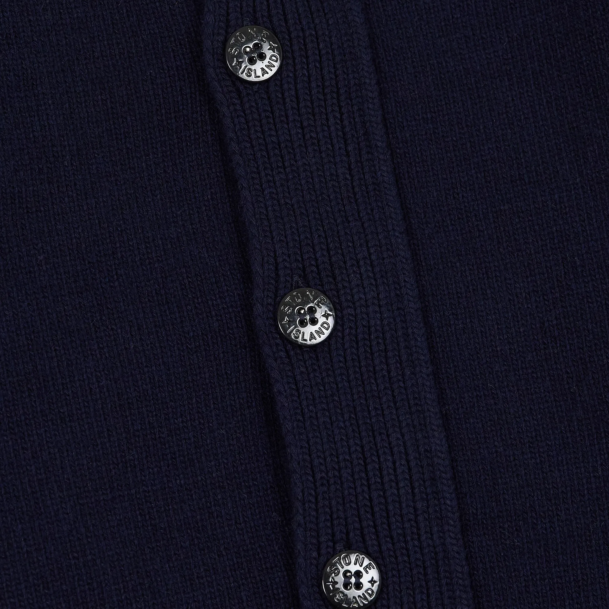 Stone Island Full-Zip Lambswool Cardigan