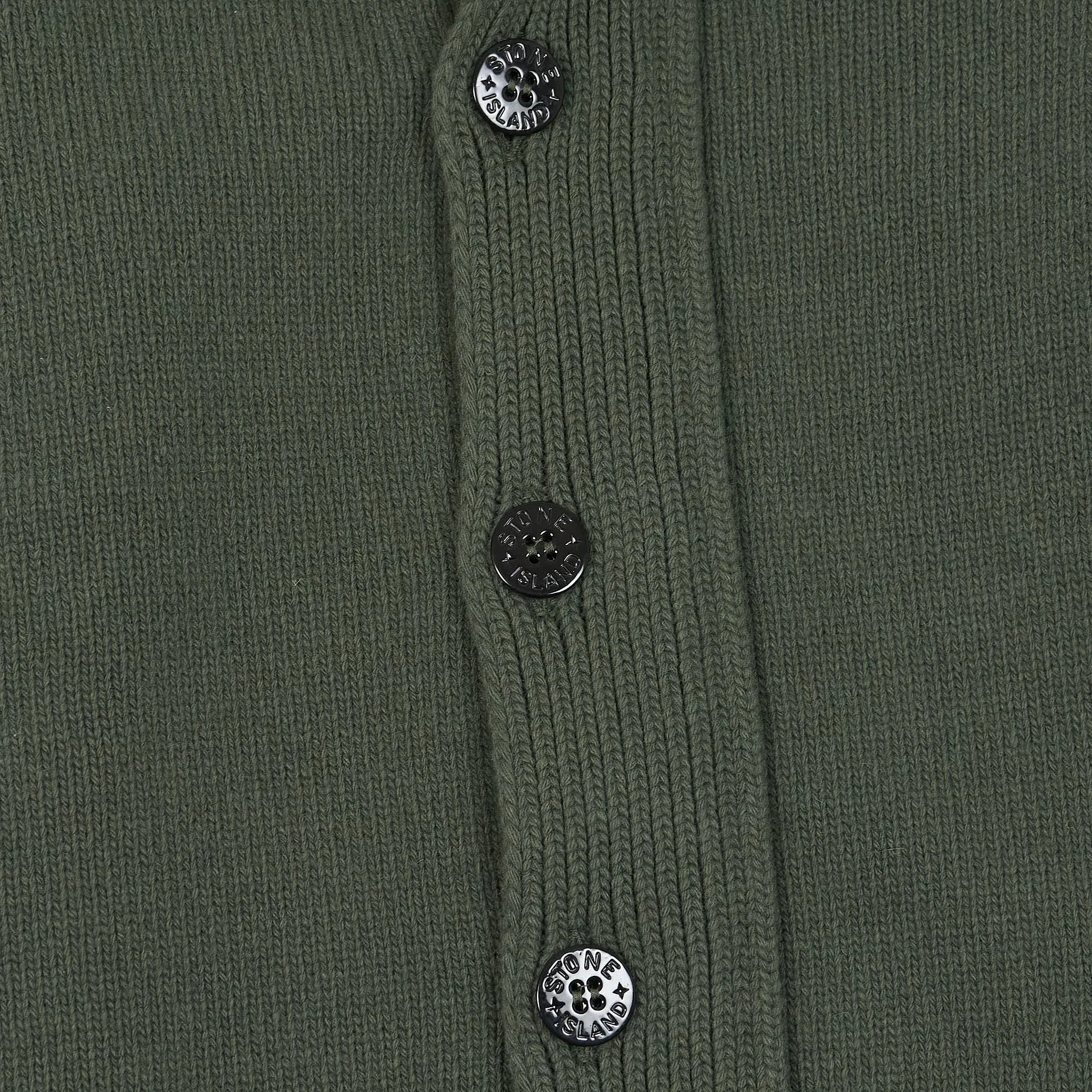 Stone Island Full-Zip Lambswool Cardigan