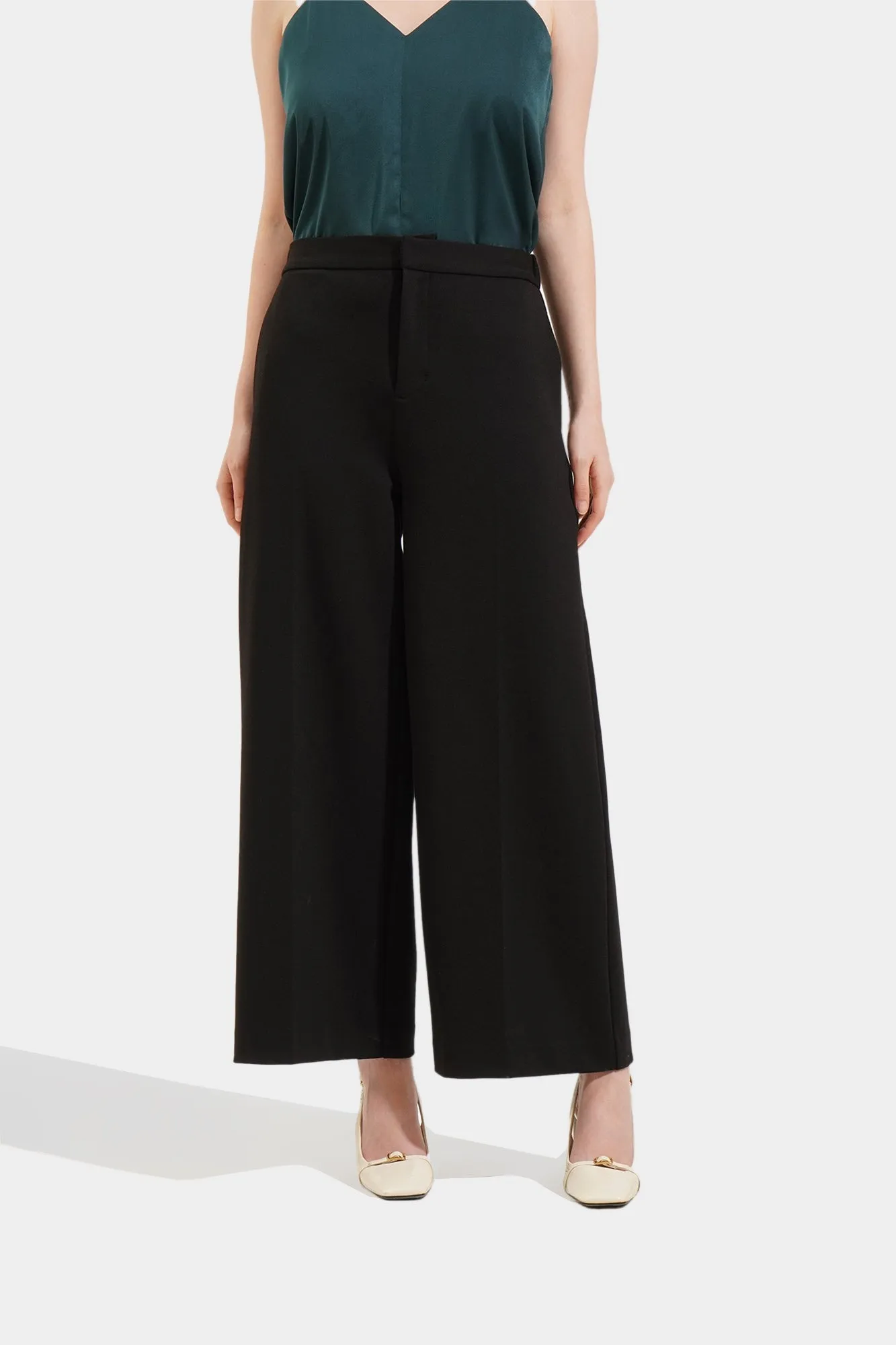 Straight Knitted Trousers