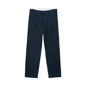STRAIGHT PLEATED CHINOS