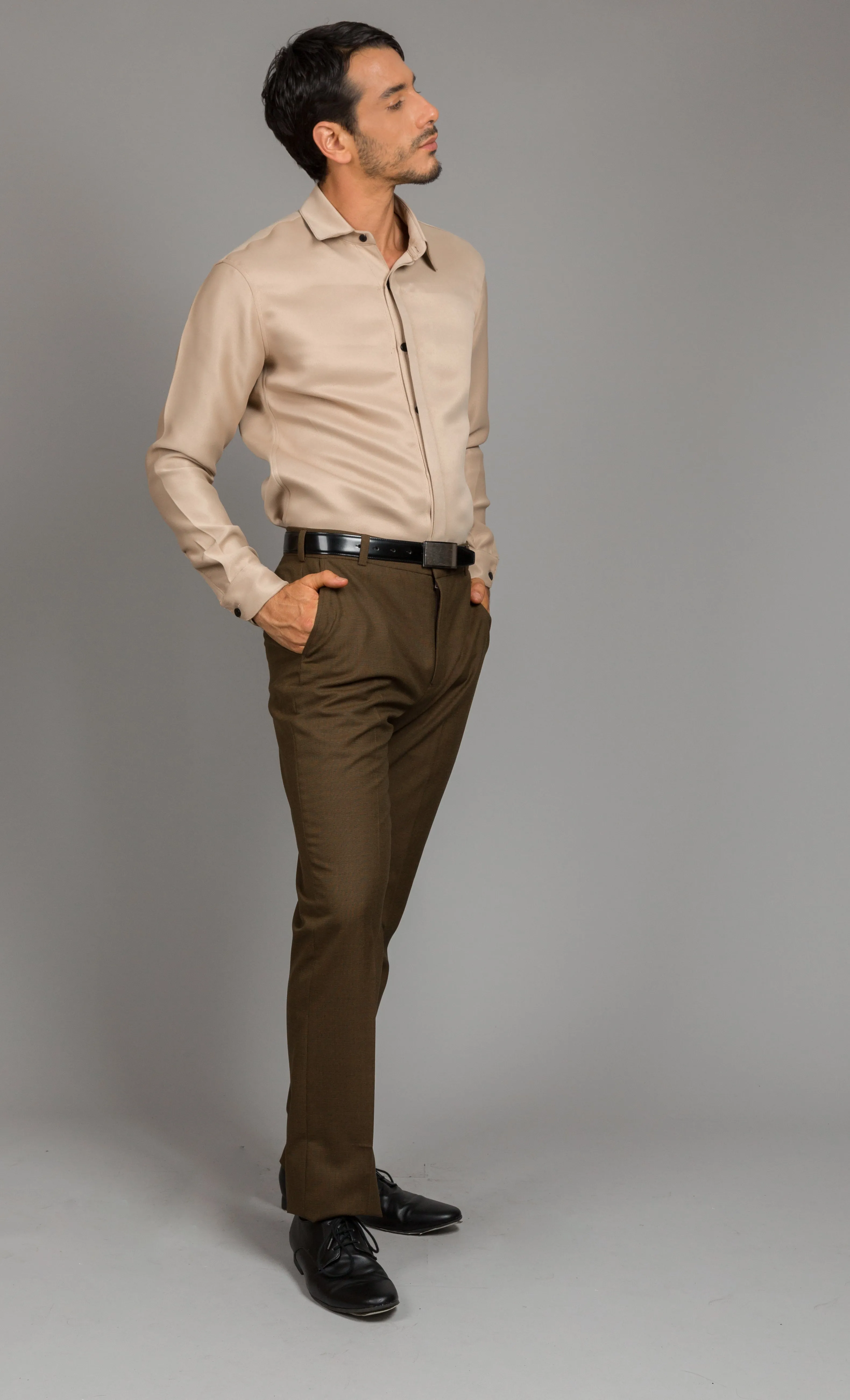 Straight Trousers with straight pockets