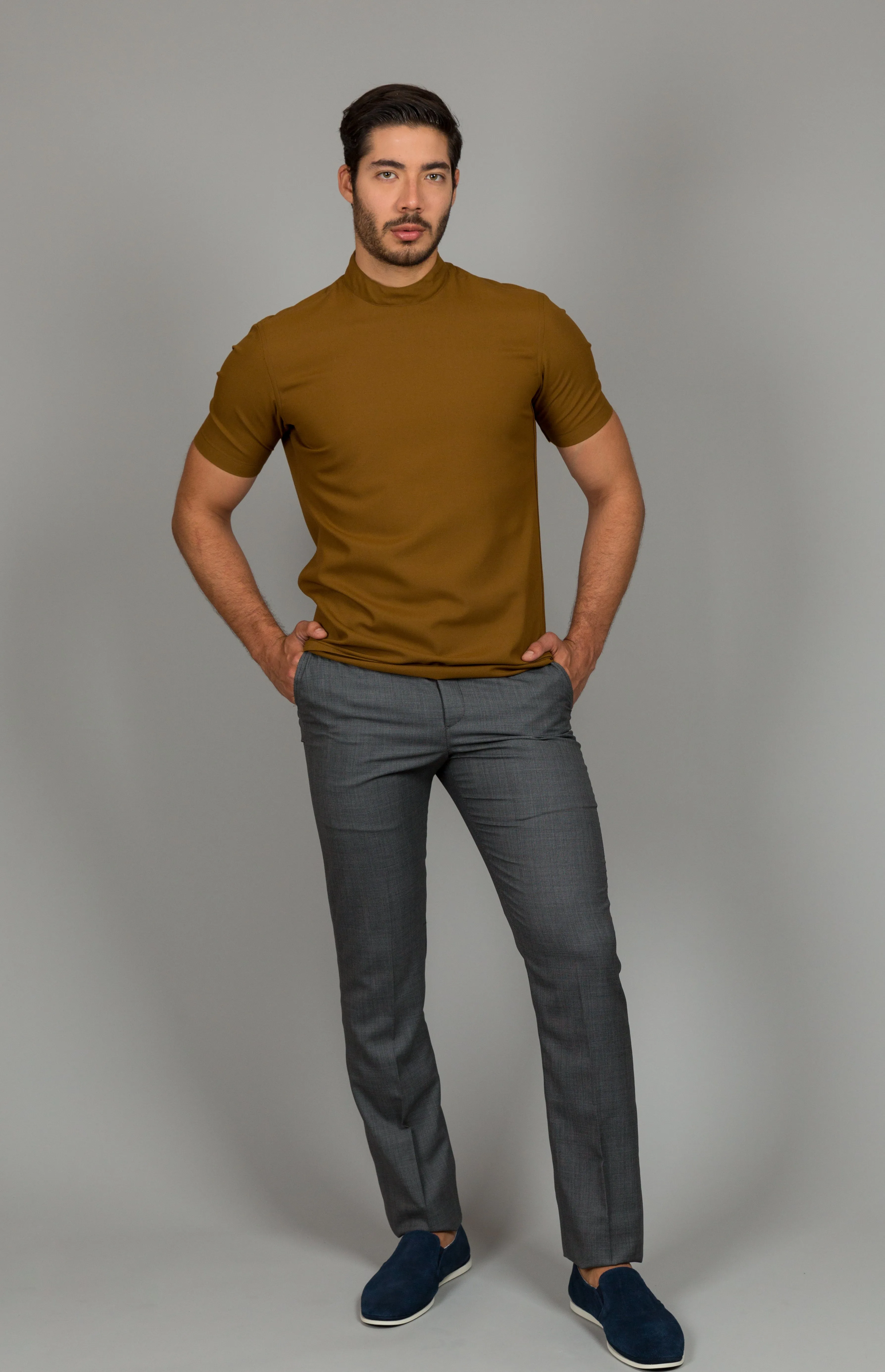 Straight Trousers with straight pockets