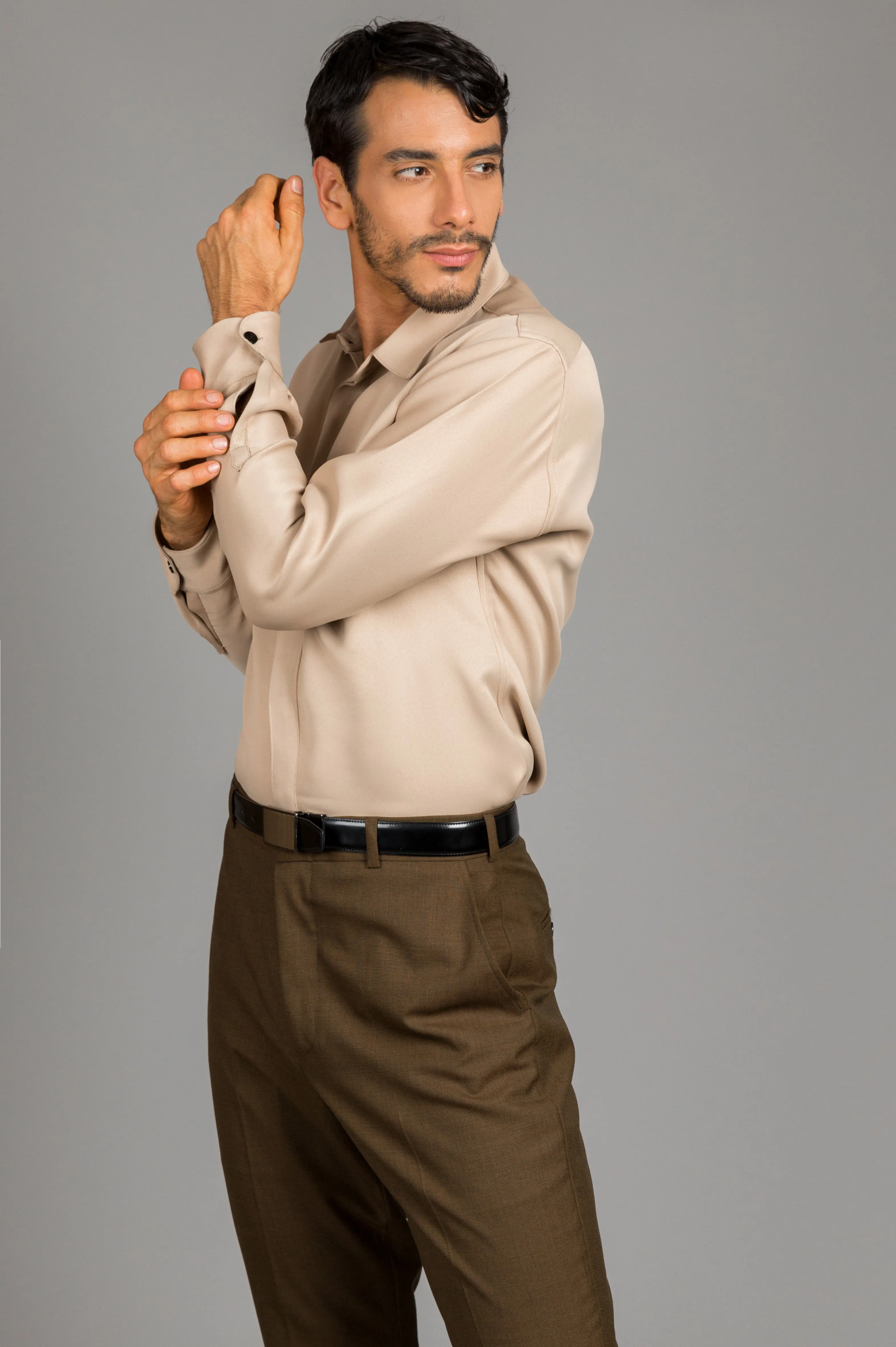 Straight Trousers with straight pockets