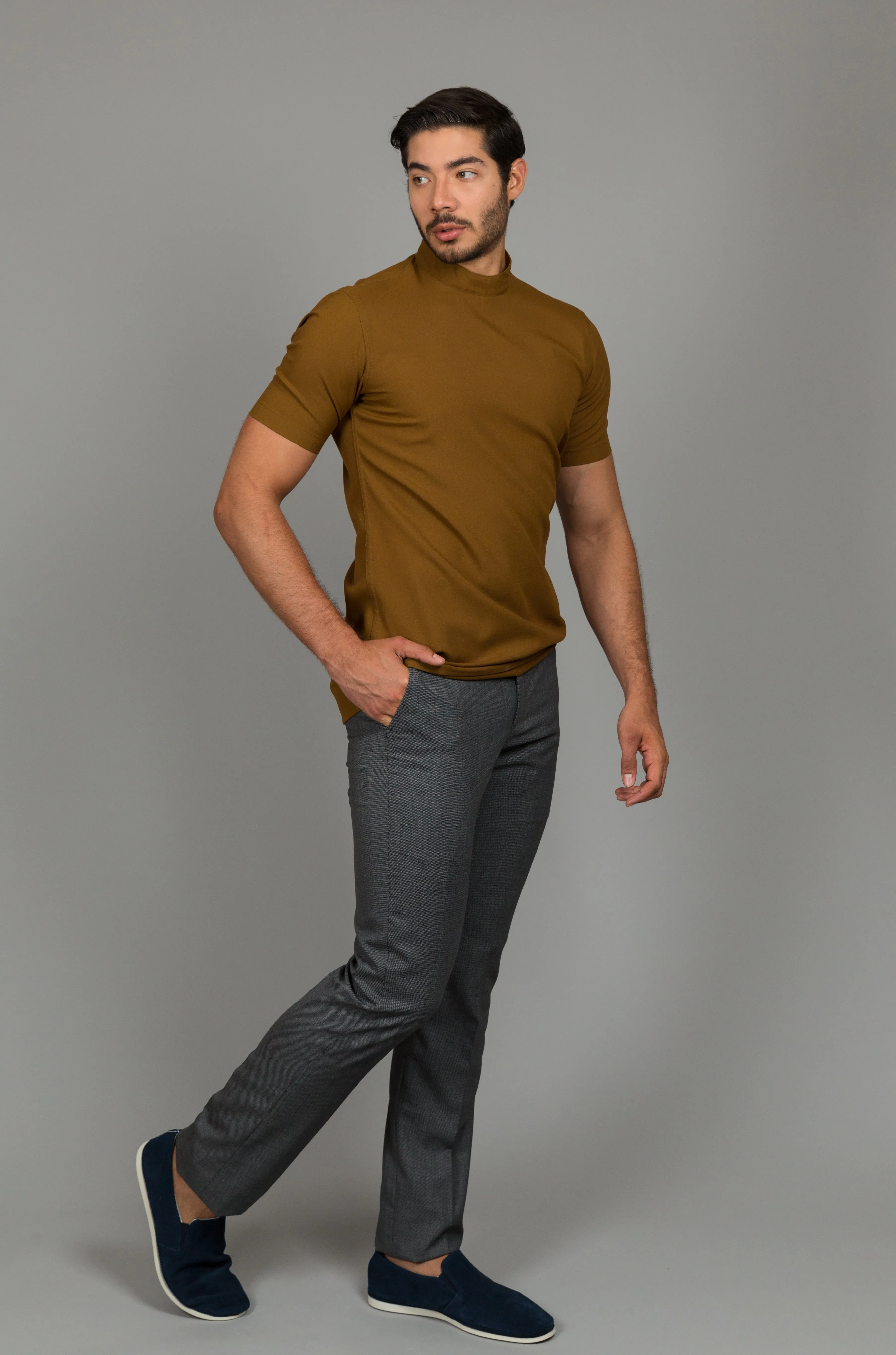 Straight Trousers with straight pockets