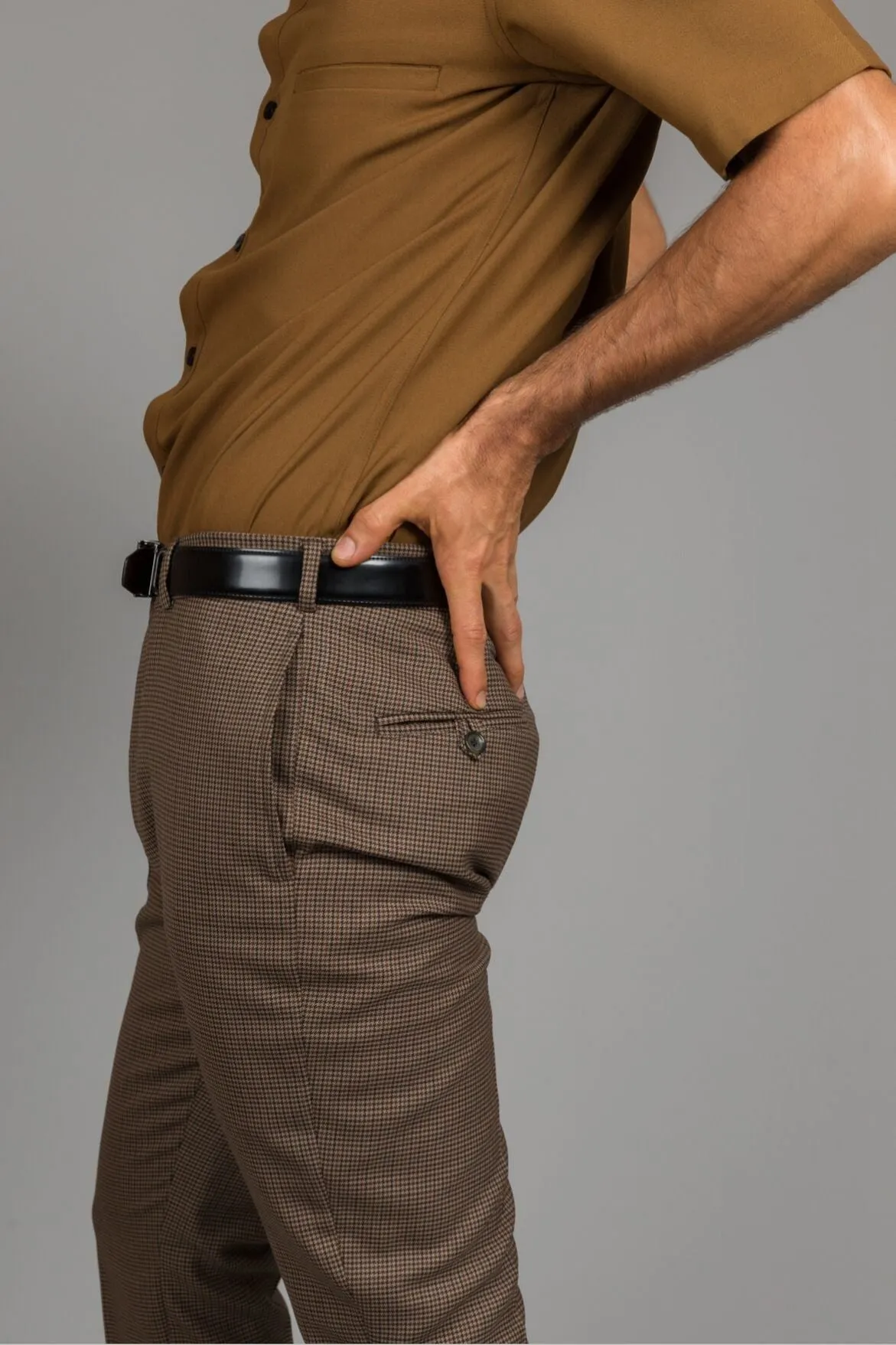 Straight Trousers with straight pockets